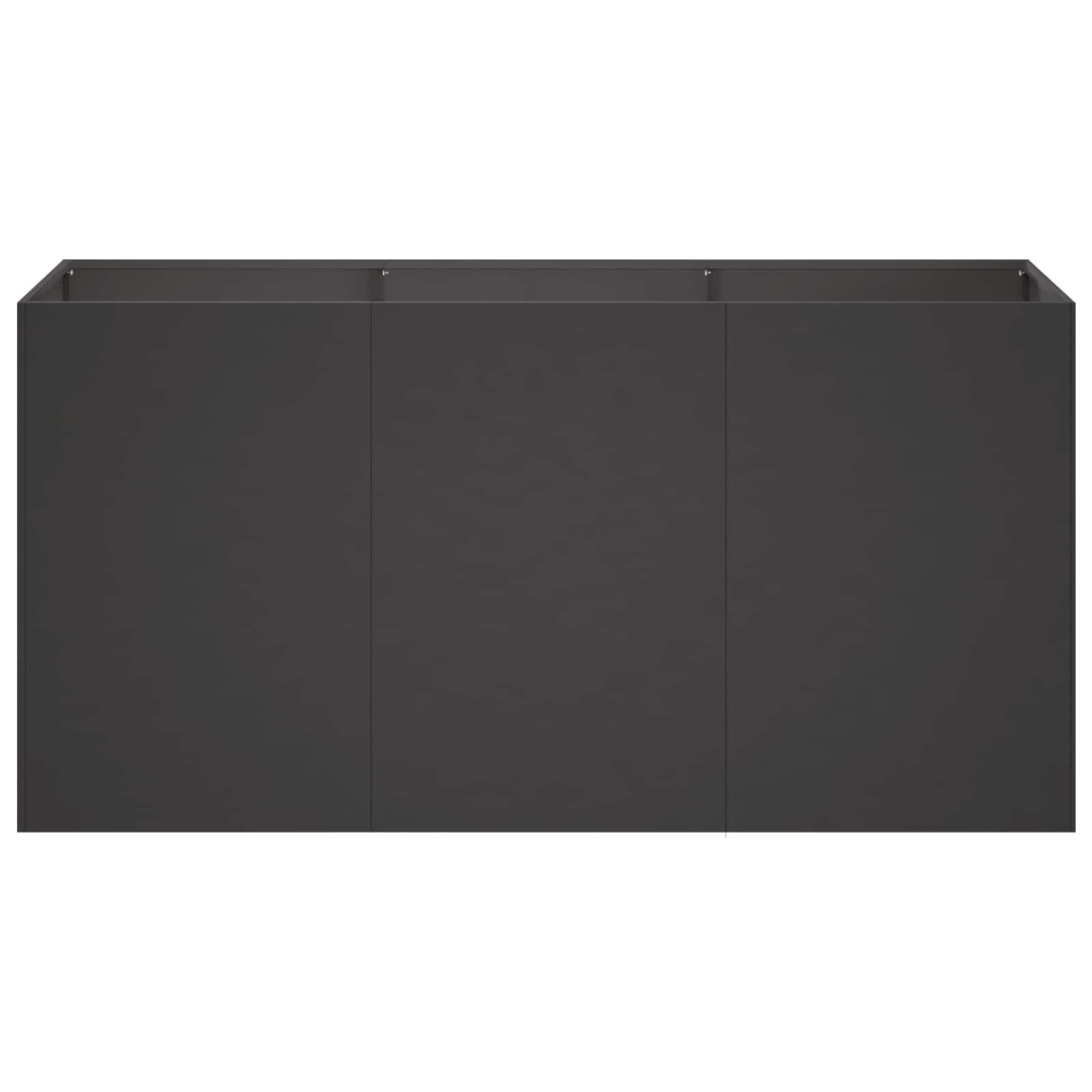 Sodo vazonas Juoda 120 x 40 x 60 cm Šaltai valcuotas plienas Sodo vazonas Juoda 120 x 40 x 60 cm Šaltai valcuotas plienas - Image 4