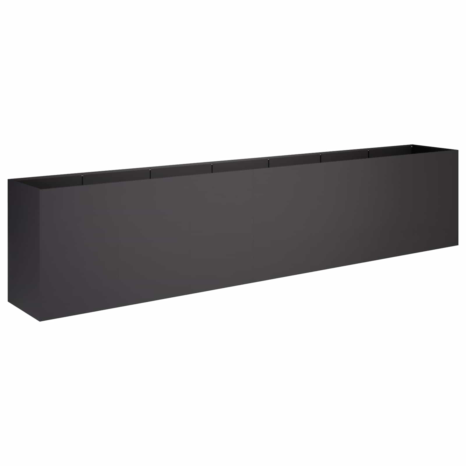 Sodo vazonas Juoda 280 x 40 x 60 cm Šaltai valcuotas plienas Sodo vazonas Juoda 280 x 40 x 60 cm Šaltai valcuotas plienas - Image 3