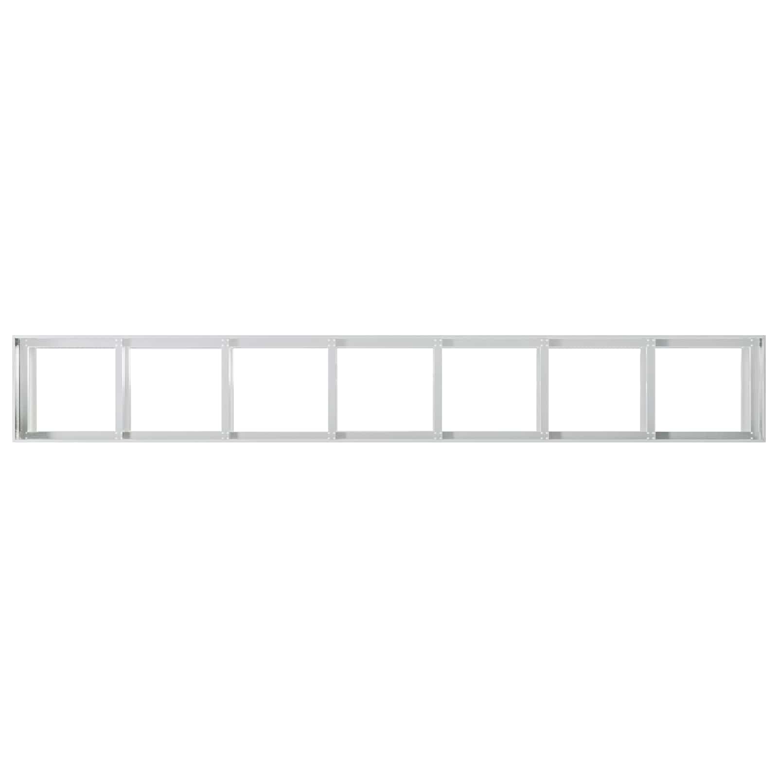 Sodo vazonas Sidabrinė 280 x 40 x 60 cm Galvanizuotas plienas Sodo vazonas Sidabrinė 280 x 40 x 60 cm Galvanizuotas plienas - Image 5