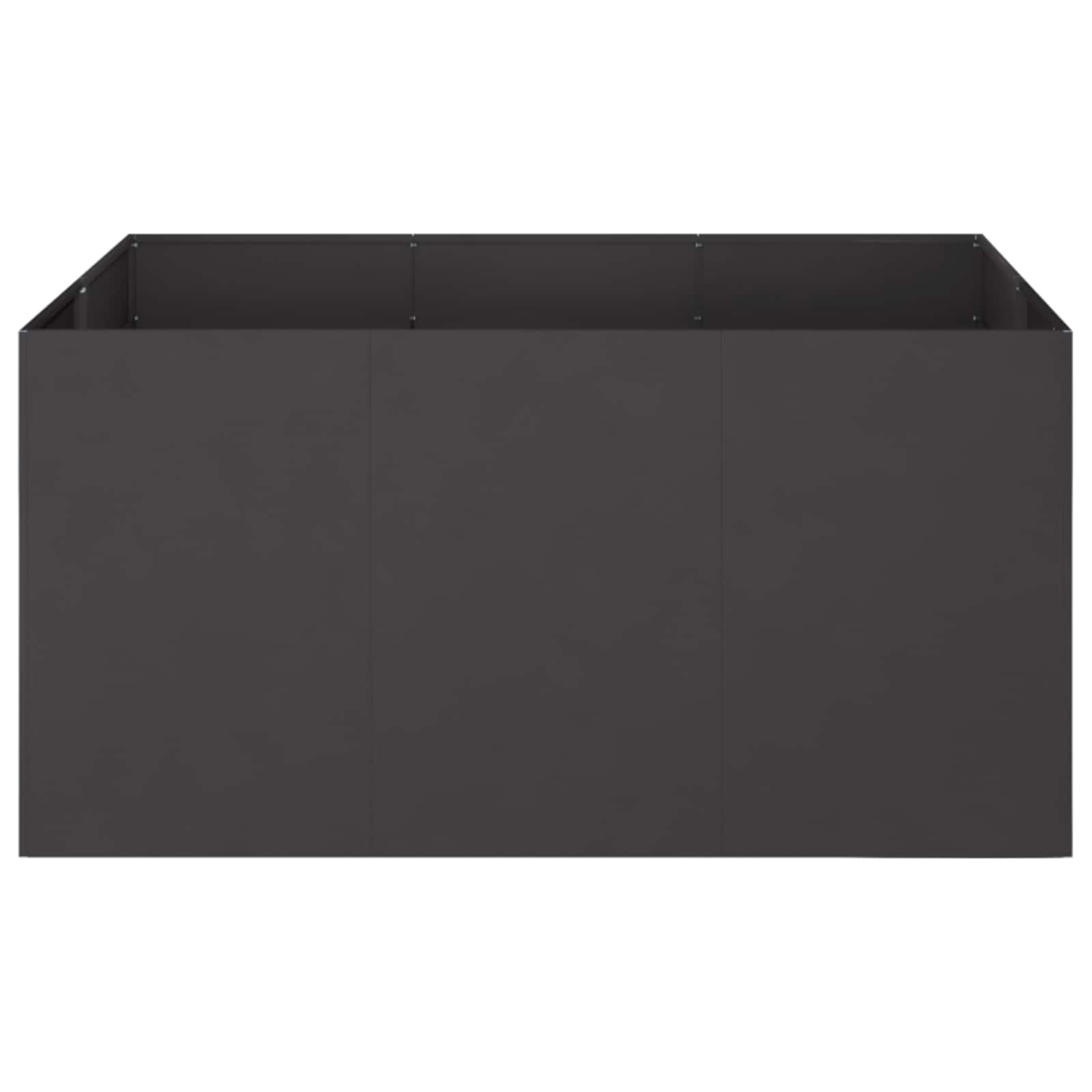 Sodo vazonas Juoda 120 x 80 x 60 cm Šaltai valcuotas plienas Sodo vazonas Juoda 120 x 80 x 60 cm Šaltai valcuotas plienas - Image 4