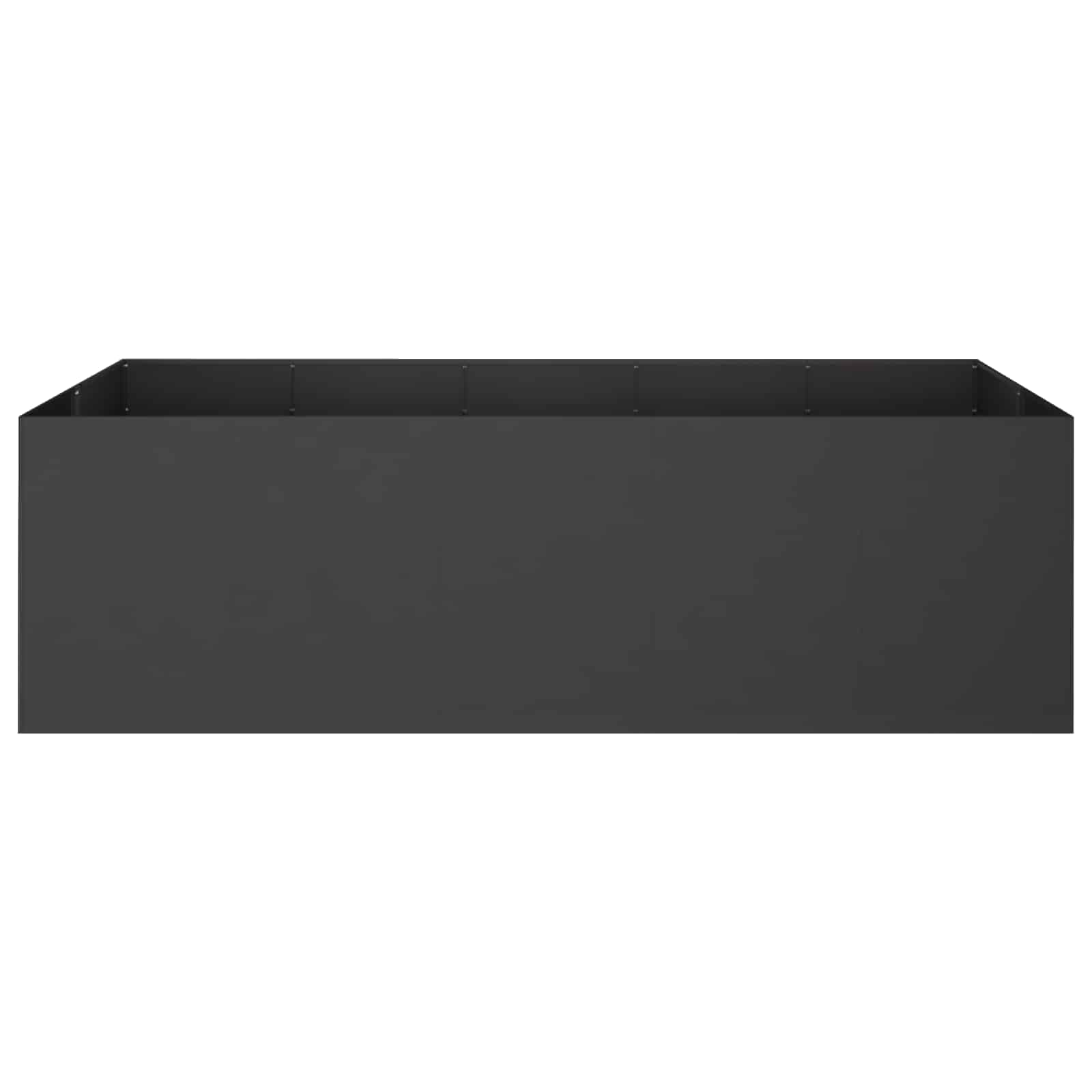 Sodo vazonas Juoda 200 x 80 x 60 cm Šaltai valcuotas plienas Sodo vazonas Juoda 200 x 80 x 60 cm Šaltai valcuotas plienas - Image 4