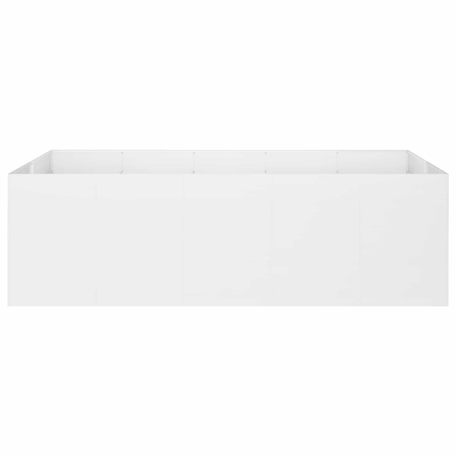 Sodo vazonas Balta 200 x 80 x 60 cm Šaltai valcuotas plienas Sodo vazonas Balta 200 x 80 x 60 cm Šaltai valcuotas plienas - Image 4