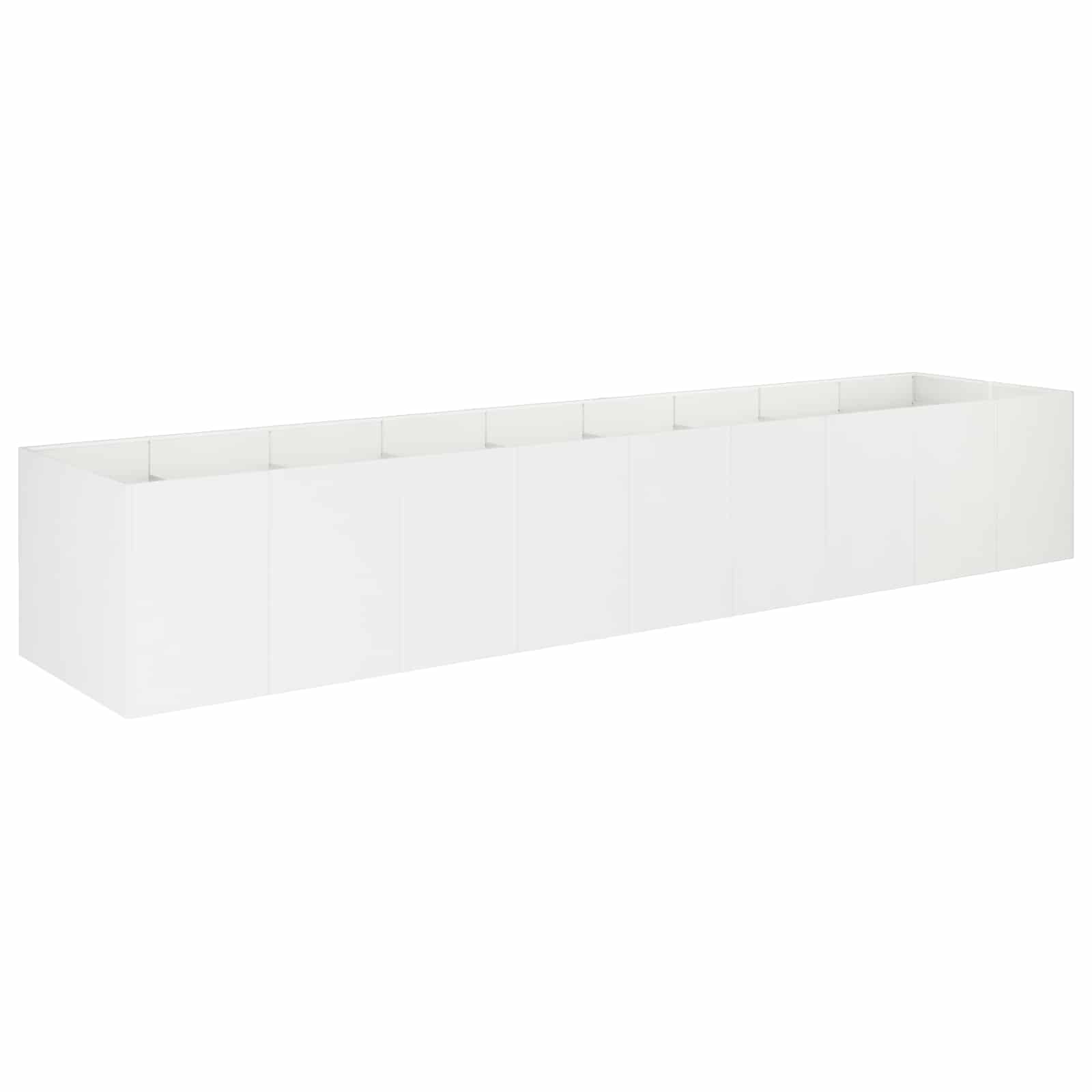Sodo vazonas Balta 360 x 80 x 60 cm Šaltai valcuotas plienas Sodo vazonas Balta 360 x 80 x 60 cm Šaltai valcuotas plienas - Image 3