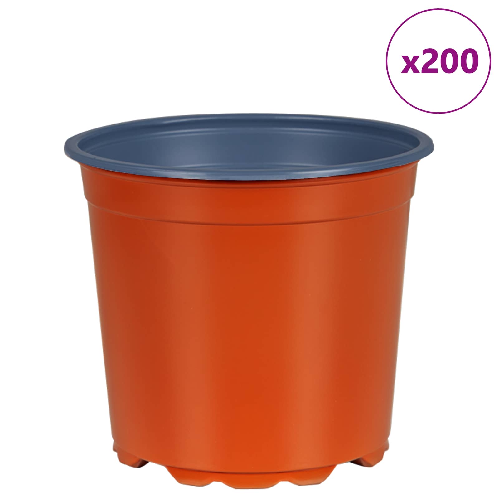 Apvalus gėlių vazonas 200 vnt. Terakotos Ø 15 x 13 cm Plastmasė Apvalus gėlių vazonas 200 vnt. Terakotos Ø 15 x 13 cm Plastmasė - Image 5