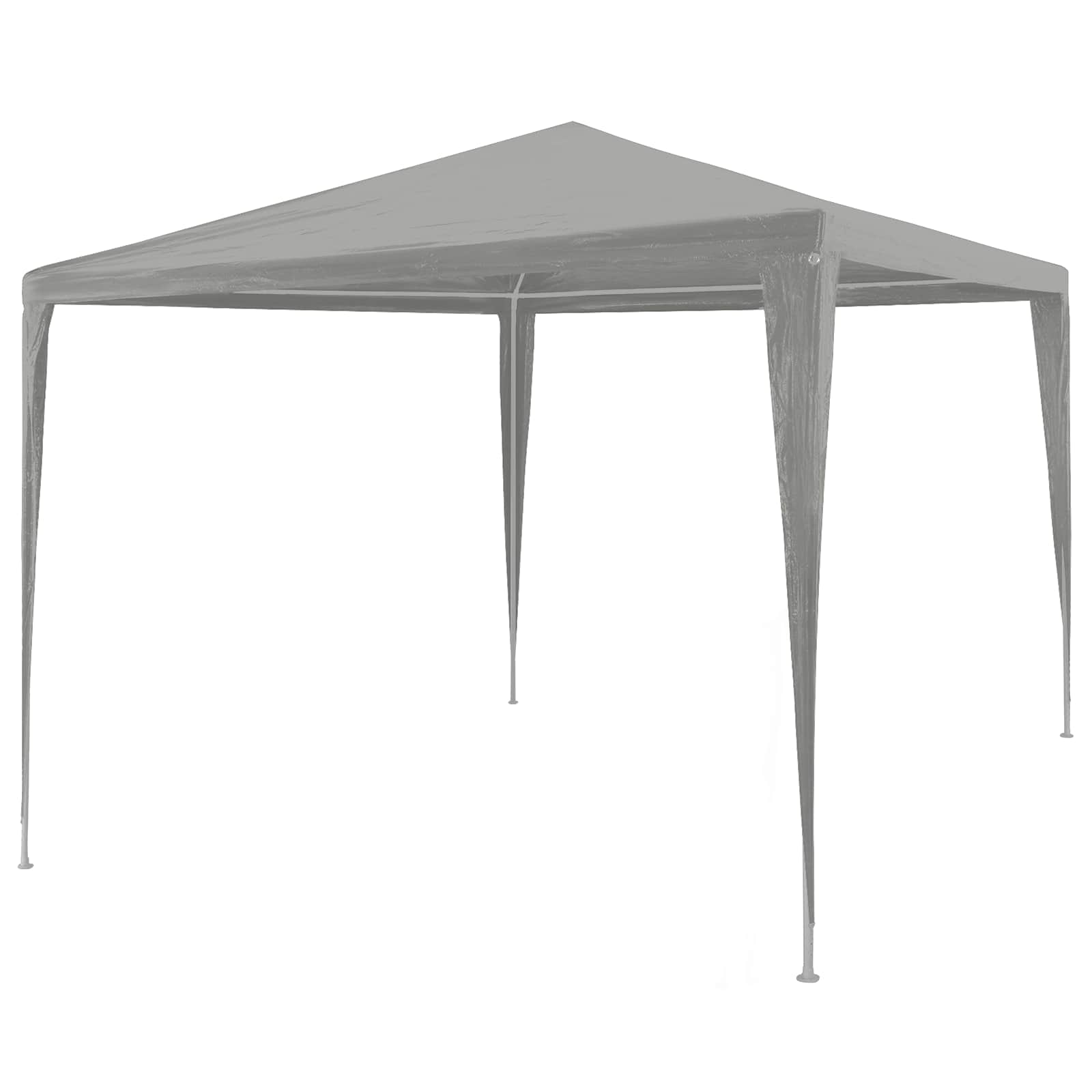 Šventės palapinė Šviesiai pilka 300 x 300 x 255 cm Šventės palapinė Šviesiai pilka 300 x 300 x 255 cm - Image 2