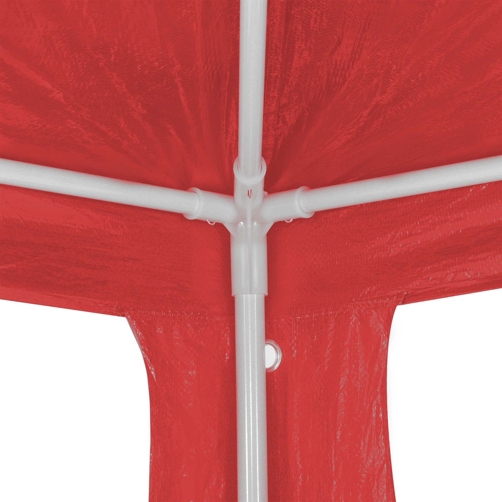 Šventės palapinė Raudona 900 x 300 x 255 cm PE ir plienas Šventės palapinė Raudona 900 x 300 x 255 cm PE ir plienas - Image 6