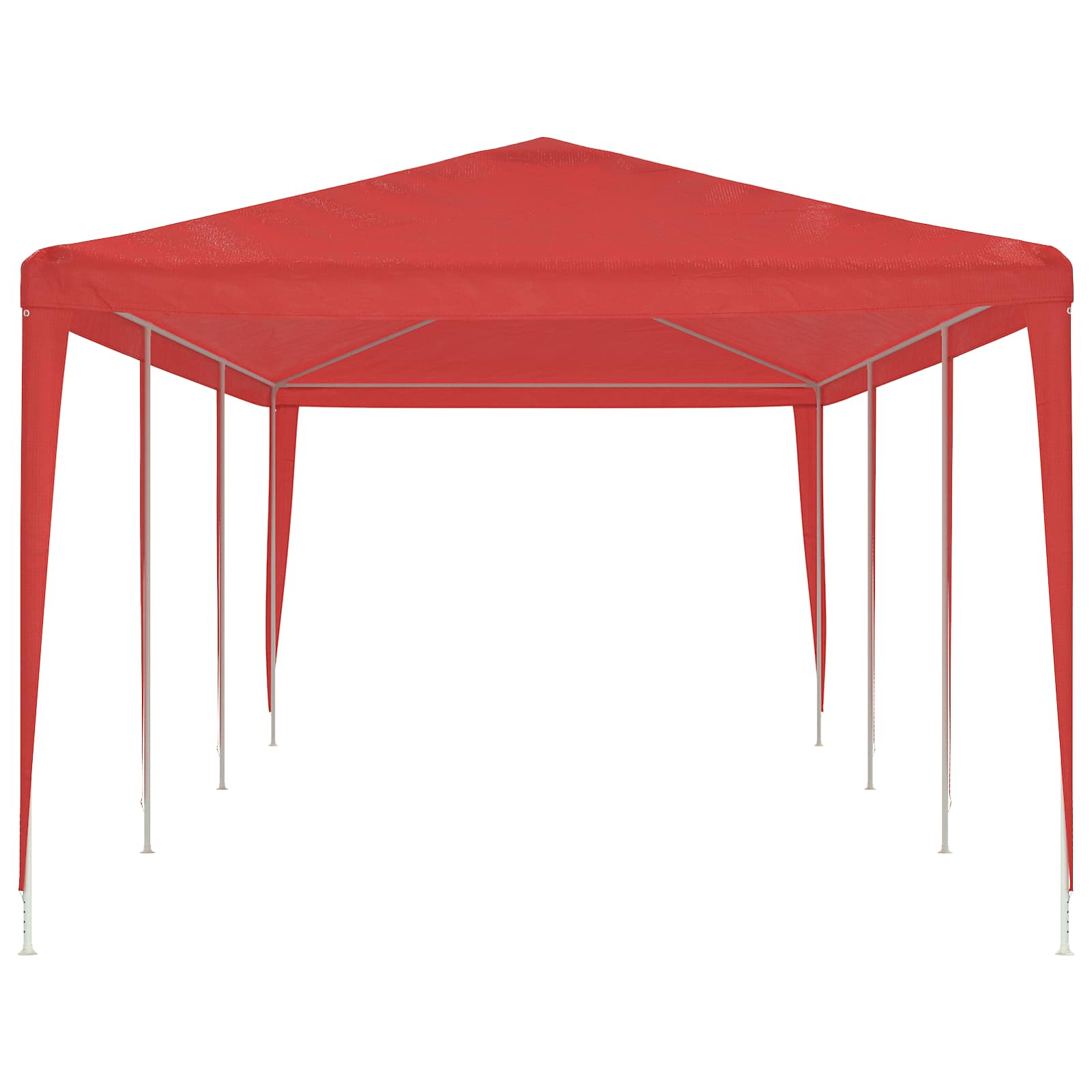Šventės palapinė Raudona 900 x 300 x 255 cm PE ir plienas Šventės palapinė Raudona 900 x 300 x 255 cm PE ir plienas - Image 4