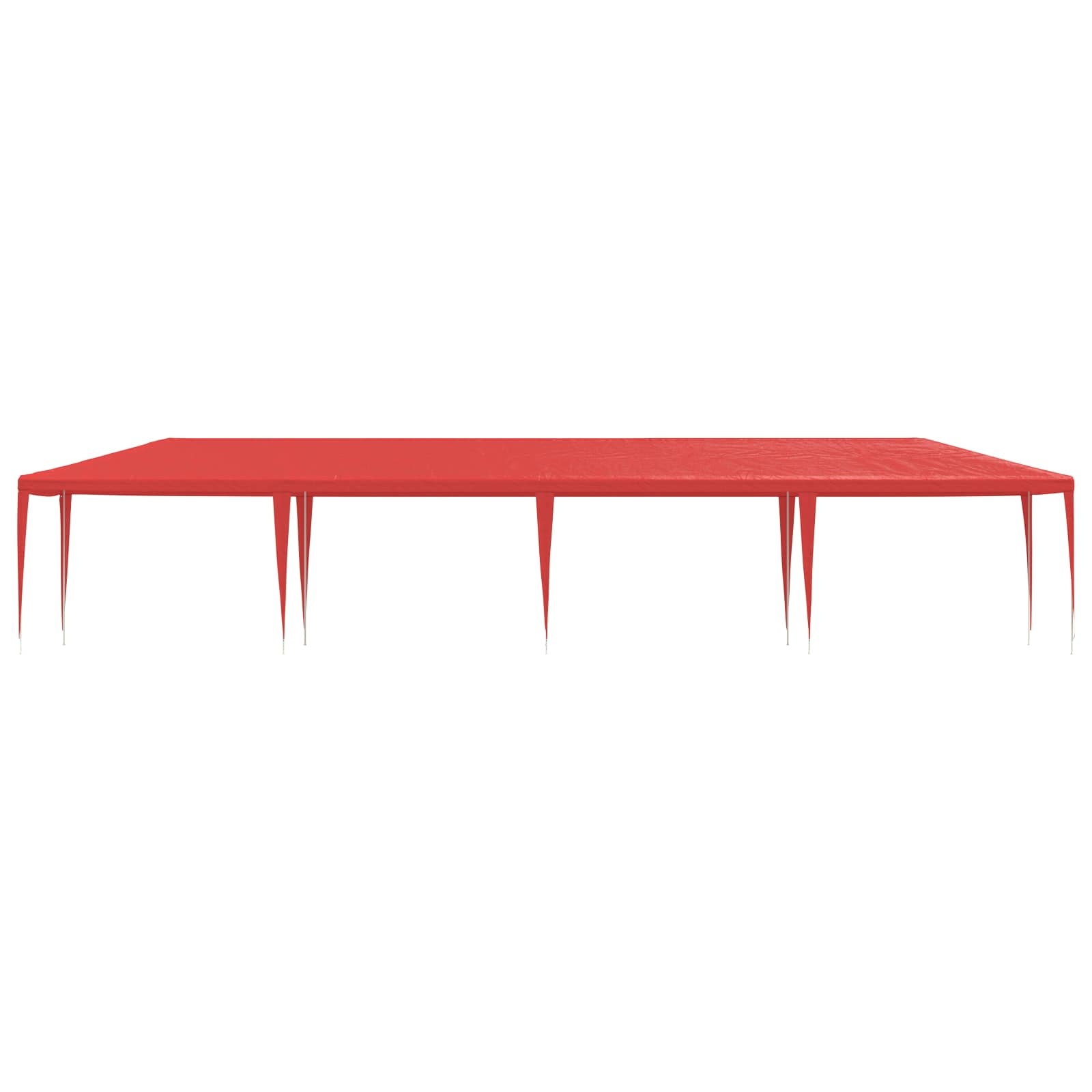 Šventės palapinė Raudona 1200 x 300 x 255 cm PE ir plienas Šventės palapinė Raudona 1200 x 300 x 255 cm PE ir plienas - Image 3