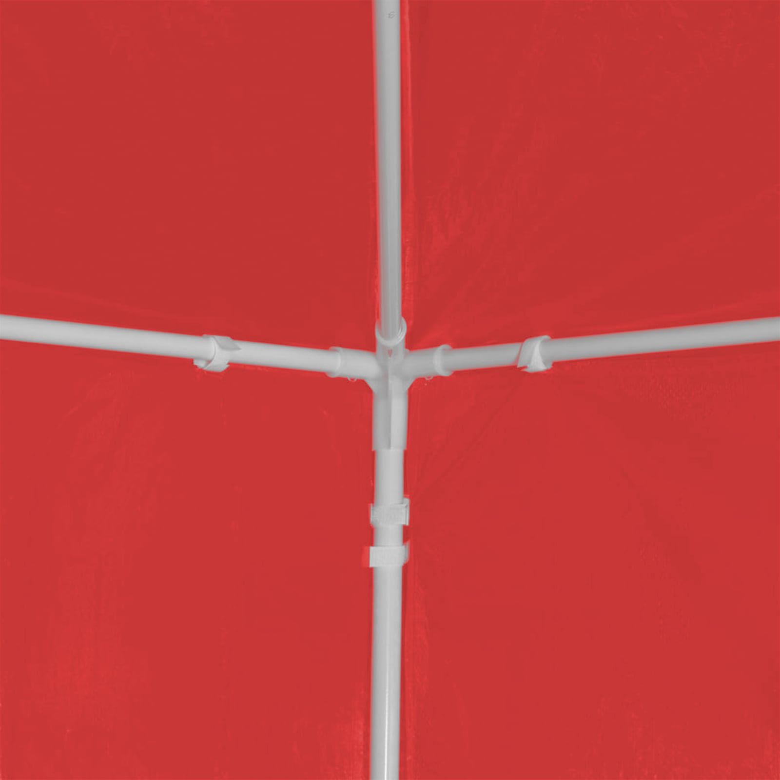Šventės palapinė 1200 x 300 x 255 cm Raudona PE ir plienas Šventės palapinė 1200 x 300 x 255 cm Raudona PE ir plienas - Image 8
