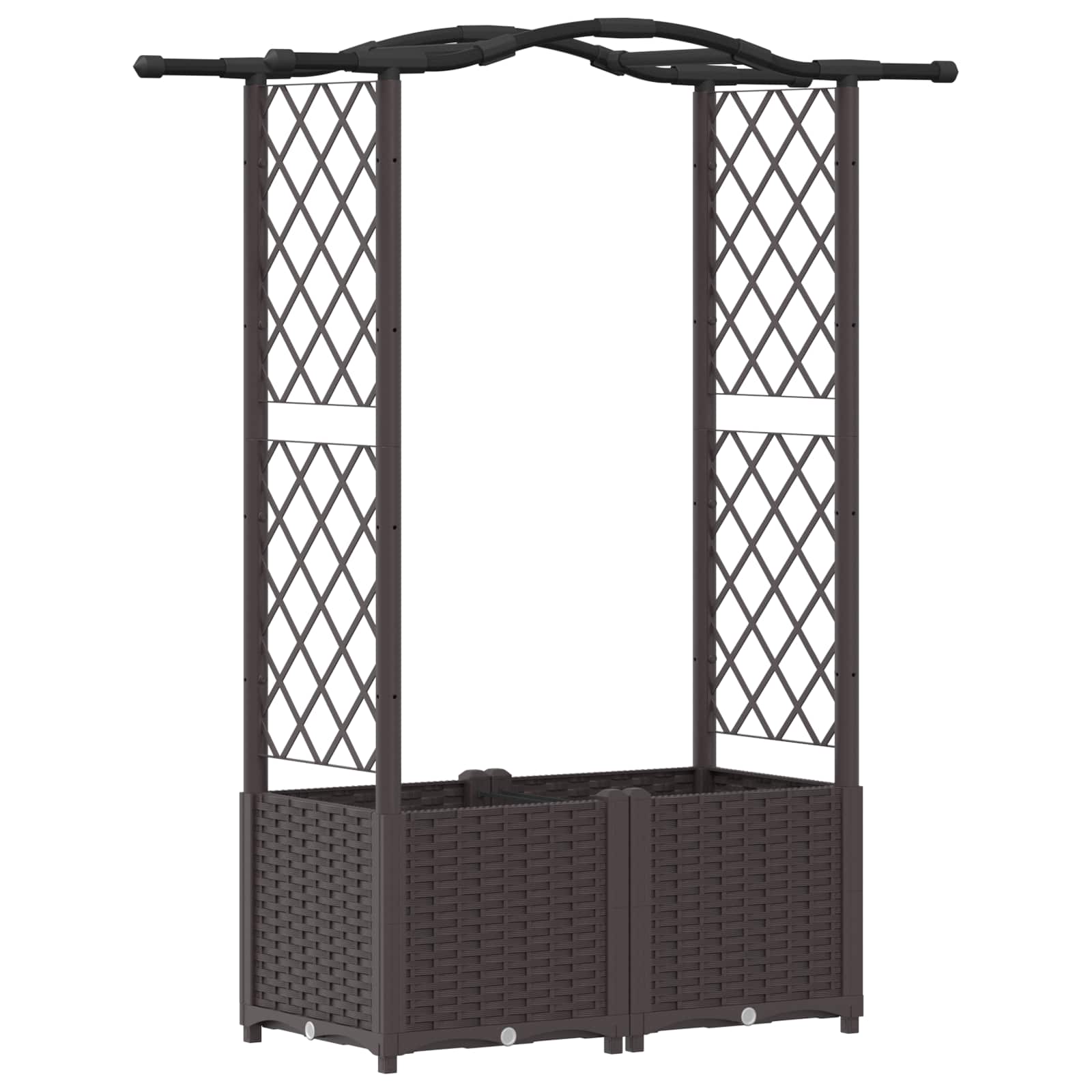 Pakeltas lovas su trelėmis ir stogu Ruda 125 x 40 x 138 cm PP Pakeltas lovas su trelėmis ir stogu Ruda 125 x 40 x 138 cm PP - Image 3