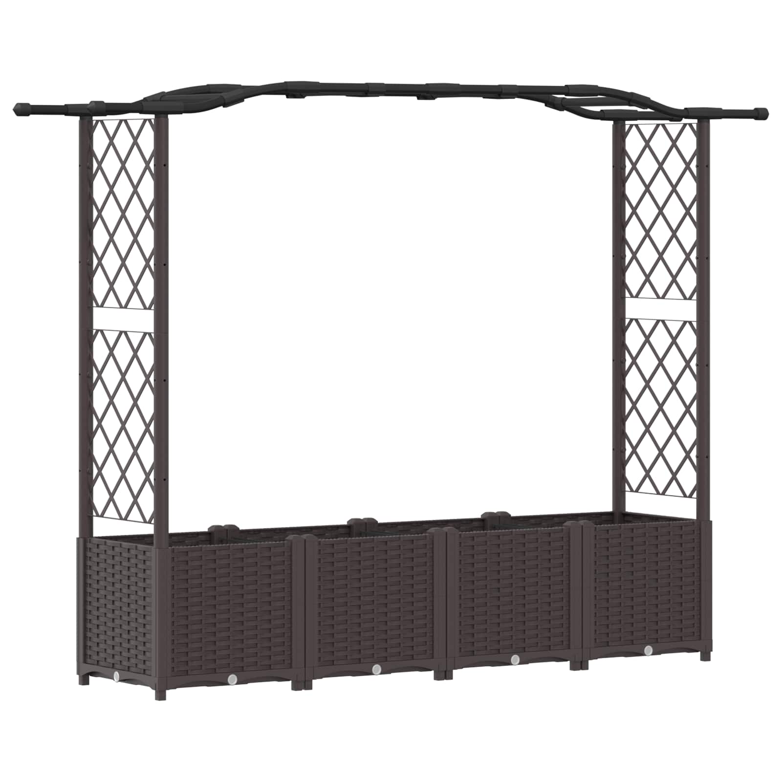 Pakeltas lovas su trelėmis ir stogu Ruda 204 x 40 x 138 cm PP Pakeltas lovas su trelėmis ir stogu Ruda 204 x 40 x 138 cm PP - Image 3