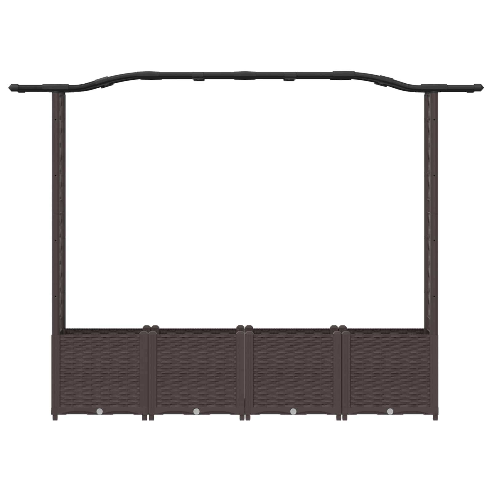 Pakeltas lovas su trelėmis ir stogu Ruda 204 x 40 x 138 cm PP Pakeltas lovas su trelėmis ir stogu Ruda 204 x 40 x 138 cm PP - Image 5