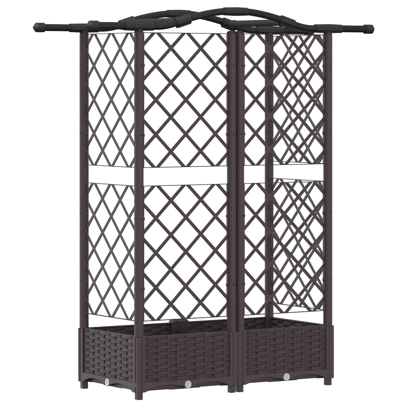 Pakeltas lovas su trelėmis ir stogu Ruda 124 x 40 x 123 cm PP Pakeltas lovas su trelėmis ir stogu Ruda 124 x 40 x 123 cm PP - Image 6