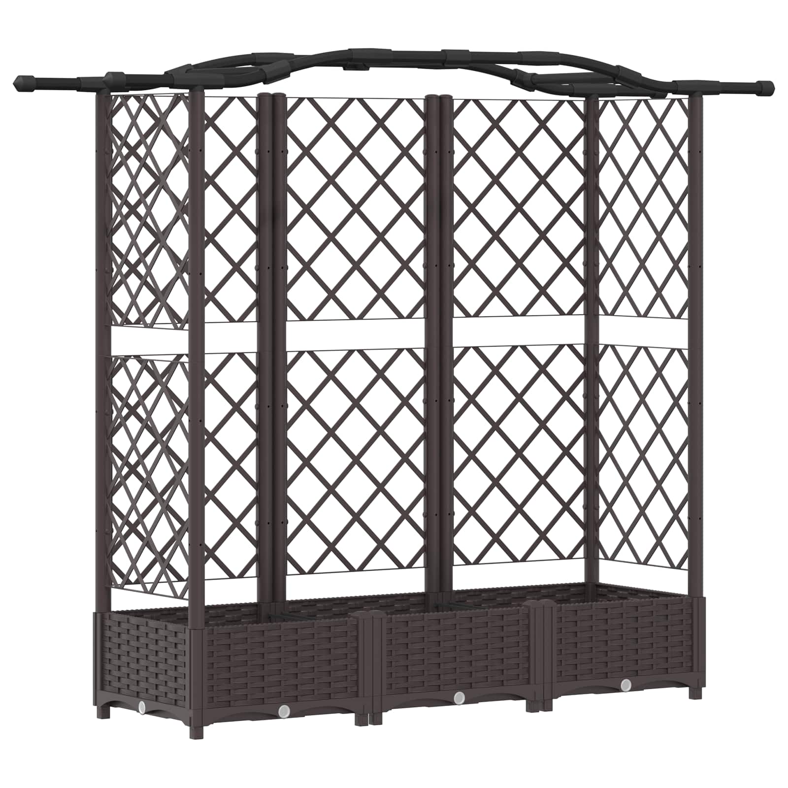 Pakeltas lovas su trelėmis ir stogu Ruda 163 x 40 x 123 cm PP Pakeltas lovas su trelėmis ir stogu Ruda 163 x 40 x 123 cm PP - Image 3