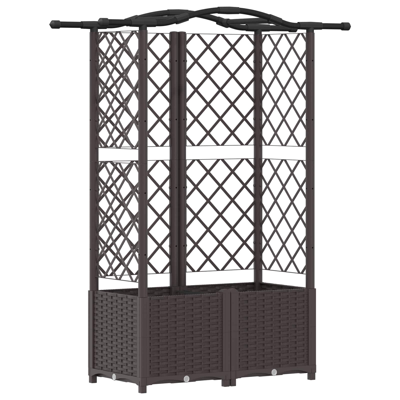 Pakeltas lovas su trelėmis ir stogu Ruda 122 x 40 x 138 cm PP Pakeltas lovas su trelėmis ir stogu Ruda 122 x 40 x 138 cm PP - Image 3
