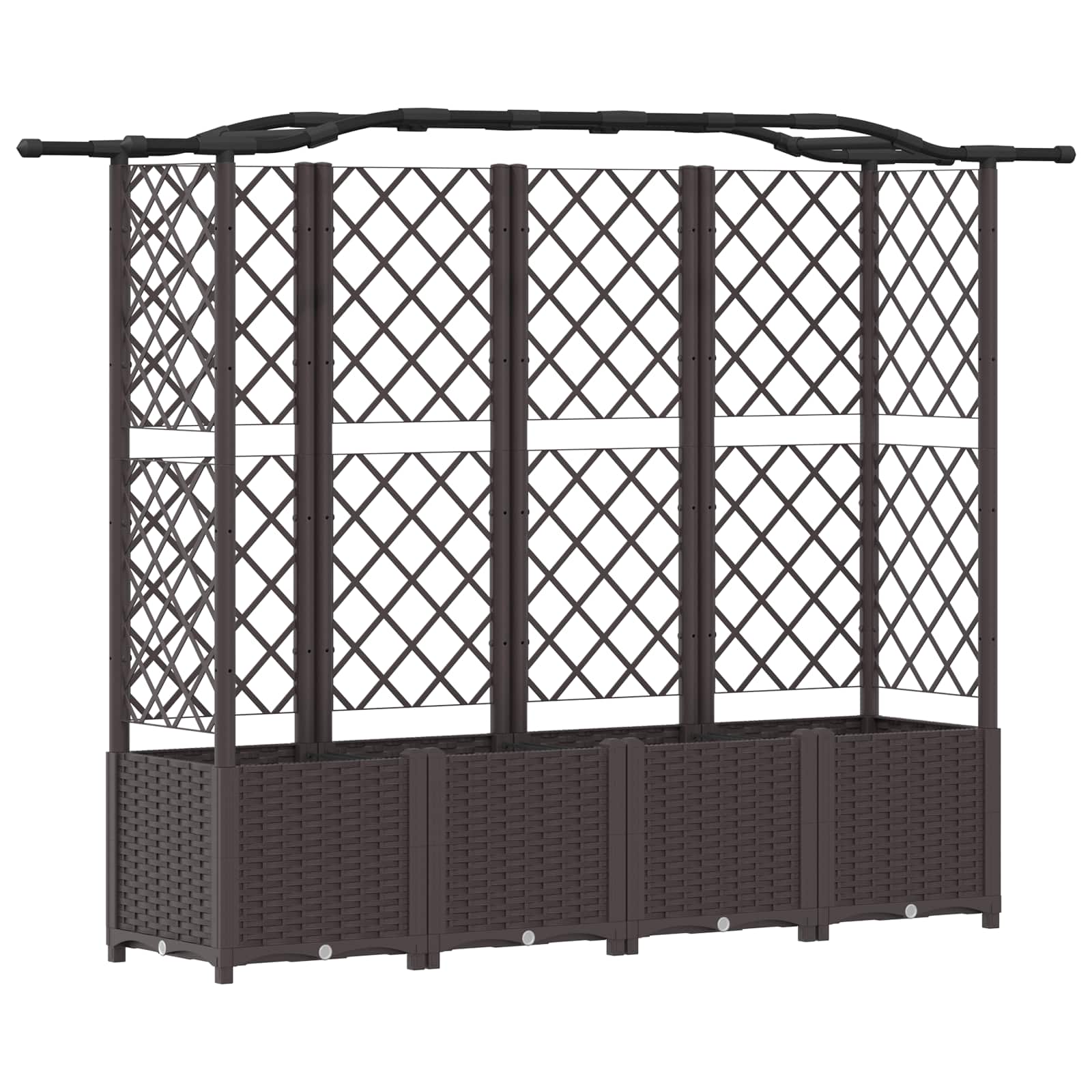 Pakeltas lovas su trelėmis ir stogu Ruda 204 x 40 x 138 cm PP Pakeltas lovas su trelėmis ir stogu Ruda 204 x 40 x 138 cm PP - Image 3