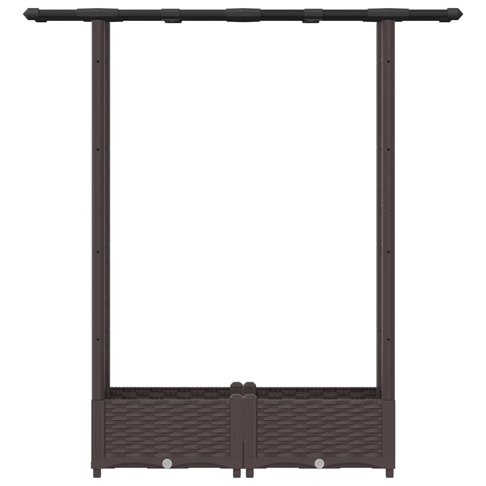 Pakeltas lovas su trelėmis ir stogu Ruda 122,5 x 40 x 121 cm PP Pakeltas lovas su trelėmis ir stogu Ruda 122,5 x 40 x 121 cm PP - Image 5