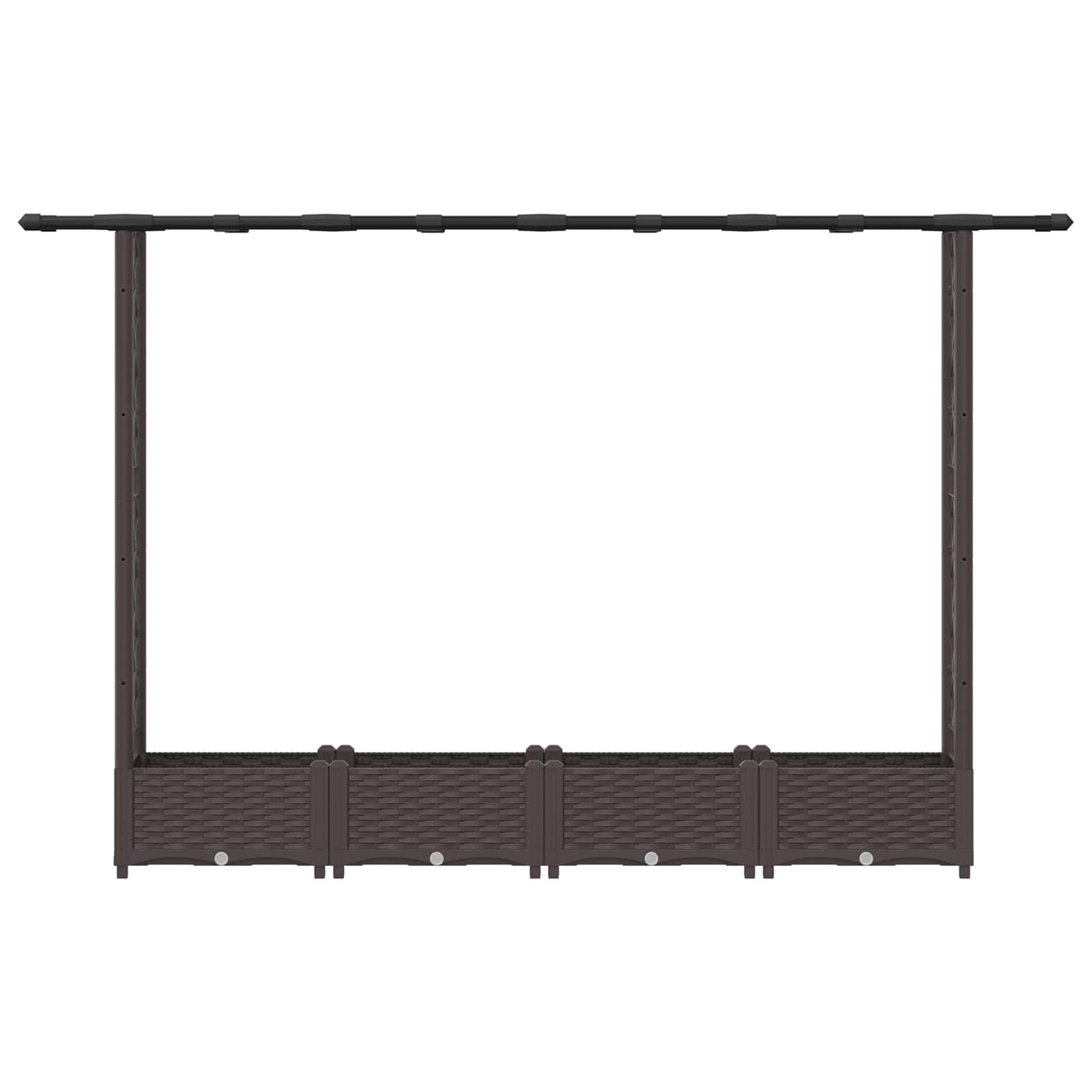 Pakeltas lovas su trelėmis ir stogu Ruda 203 x 40 x 121 cm PP Pakeltas lovas su trelėmis ir stogu Ruda 203 x 40 x 121 cm PP - Image 5