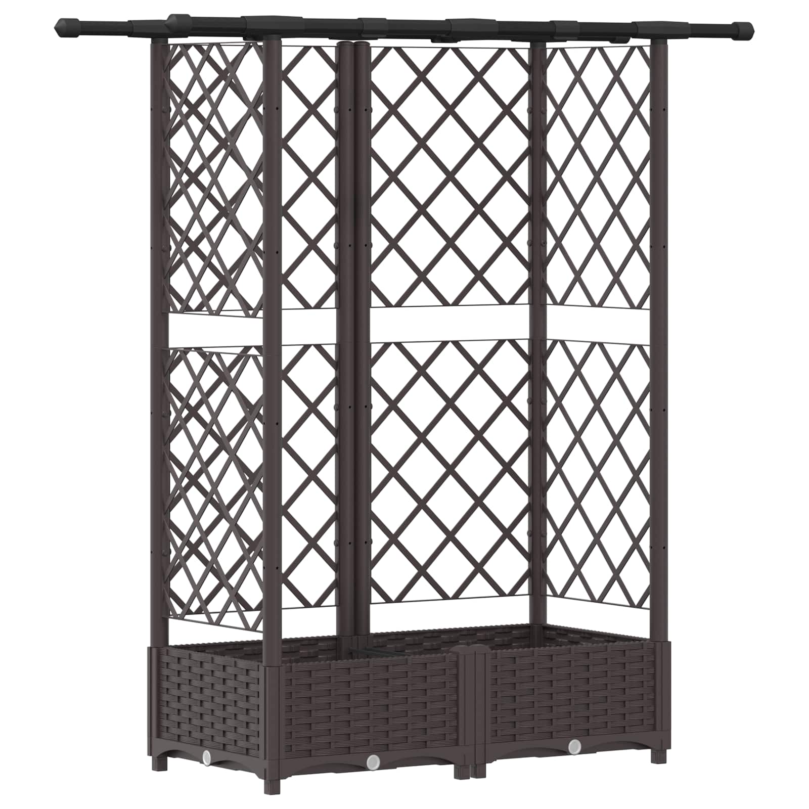 Pakeltas lovas su trelėmis ir stogu Ruda 124 x 40 x 121 cm PP Pakeltas lovas su trelėmis ir stogu Ruda 124 x 40 x 121 cm PP - Image 3