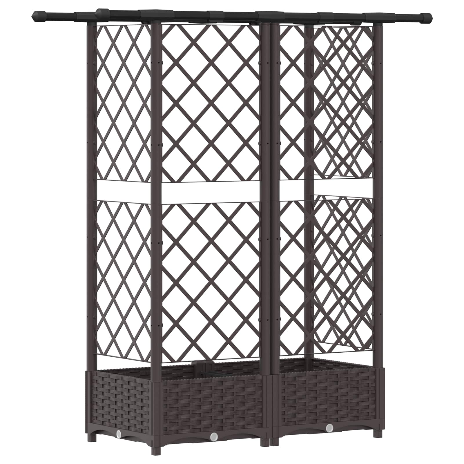 Pakeltas lovas su trelėmis ir stogu Ruda 124 x 40 x 121 cm PP Pakeltas lovas su trelėmis ir stogu Ruda 124 x 40 x 121 cm PP - Image 6