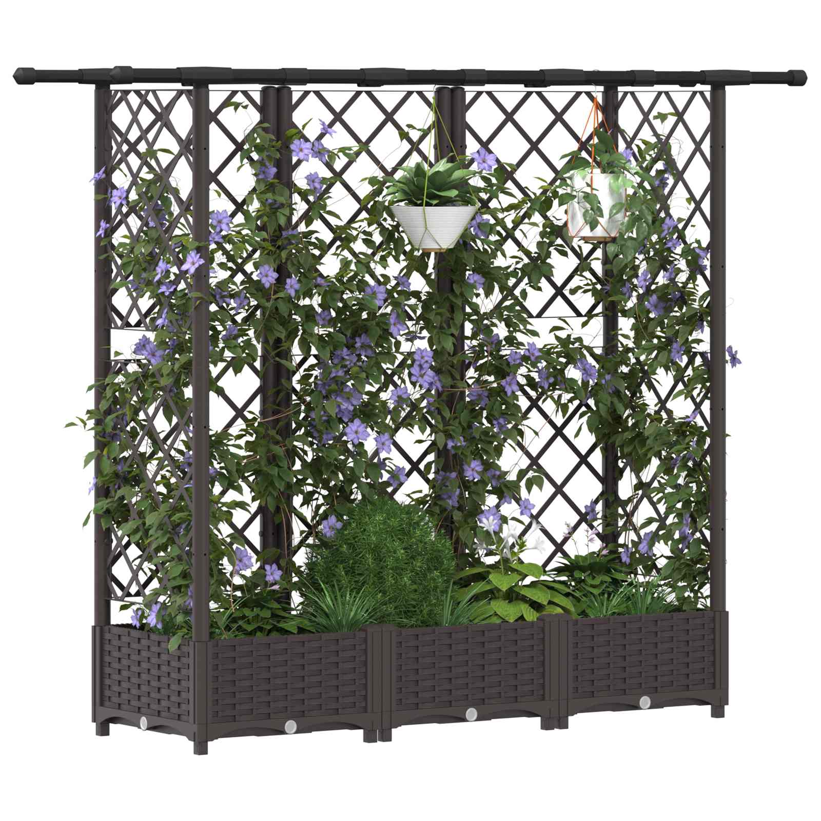 Pakeltas lovas su trelėmis ir stogu Ruda 164 x 40 x 121 cm PP Pakeltas lovas su trelėmis ir stogu Ruda 164 x 40 x 121 cm PP - Image 4
