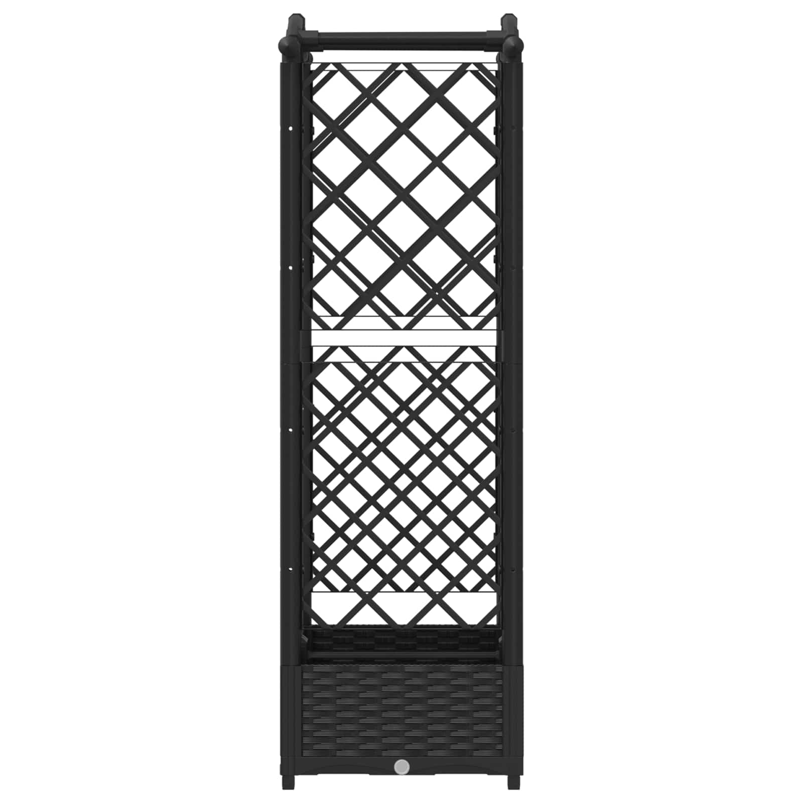 Pakeltas lovas su trelėmis ir stogu Juoda 124 x 40 x 123 cm PP Pakeltas lovas su trelėmis ir stogu Juoda 124 x 40 x 123 cm PP - Image 6