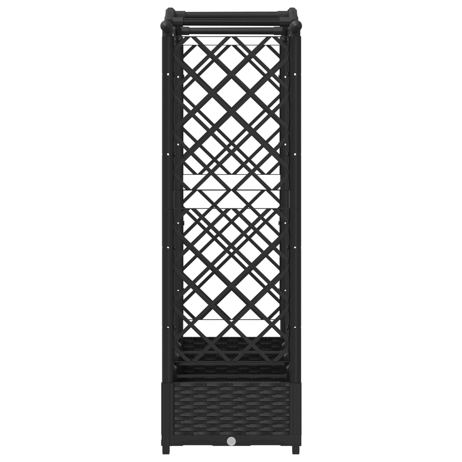 Pakeltas lovas su trelėmis ir stogu Juoda 207 x 40 x 123 cm PP Pakeltas lovas su trelėmis ir stogu Juoda 207 x 40 x 123 cm PP - Image 6