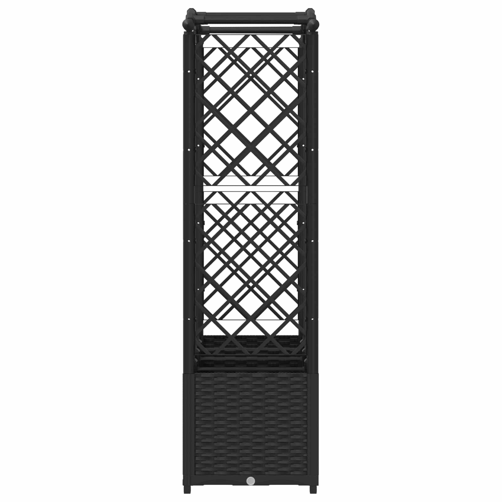 Pakeltas lovas su trelėmis ir stogu Juoda 204 x 40 x 138 cm PP Pakeltas lovas su trelėmis ir stogu Juoda 204 x 40 x 138 cm PP - Image 6