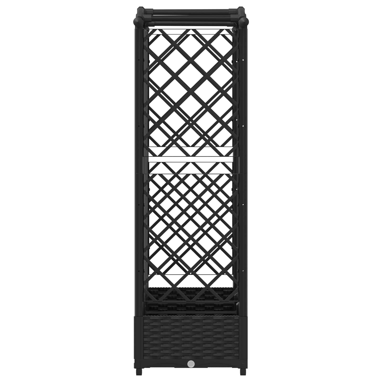 Pakeltas lovas su trelėmis ir stogu Juoda 163 x 40 x 123 cm PP Pakeltas lovas su trelėmis ir stogu Juoda 163 x 40 x 123 cm PP - Image 5