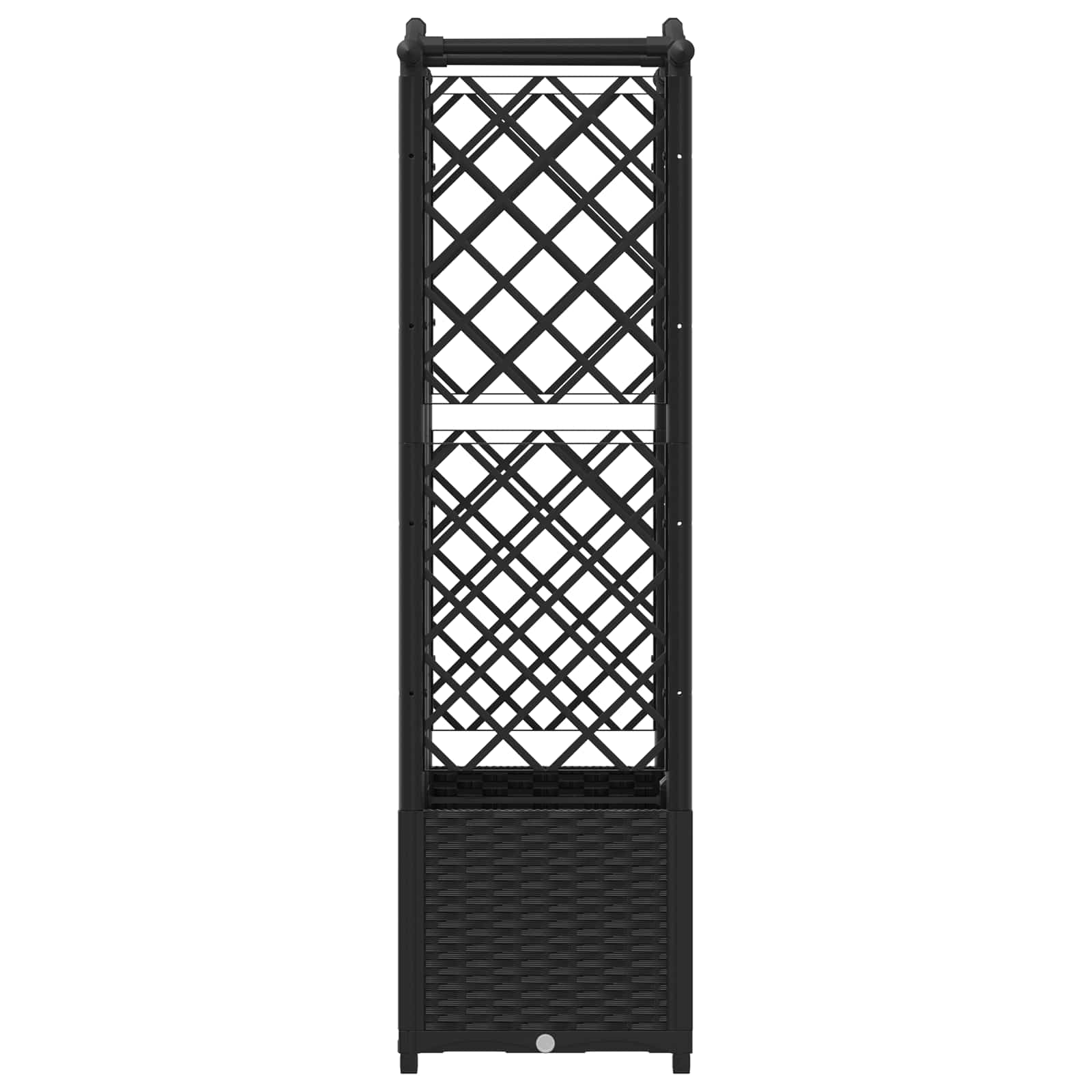 Pakeltas lovas su trelėmis ir stogu Juoda 122 x 40 x 138 cm PP Pakeltas lovas su trelėmis ir stogu Juoda 122 x 40 x 138 cm PP - Image 5
