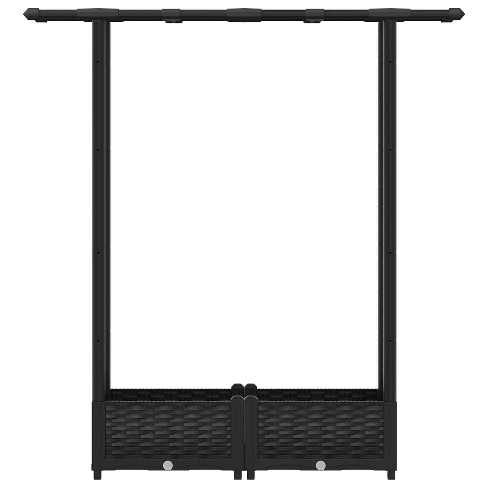 Pakeltas lovas su trelėmis ir stogu Juoda 122,5 x 40 x 121 cm Pakeltas lovas su trelėmis ir stogu Juoda 122,5 x 40 x 121 cm - Image 5