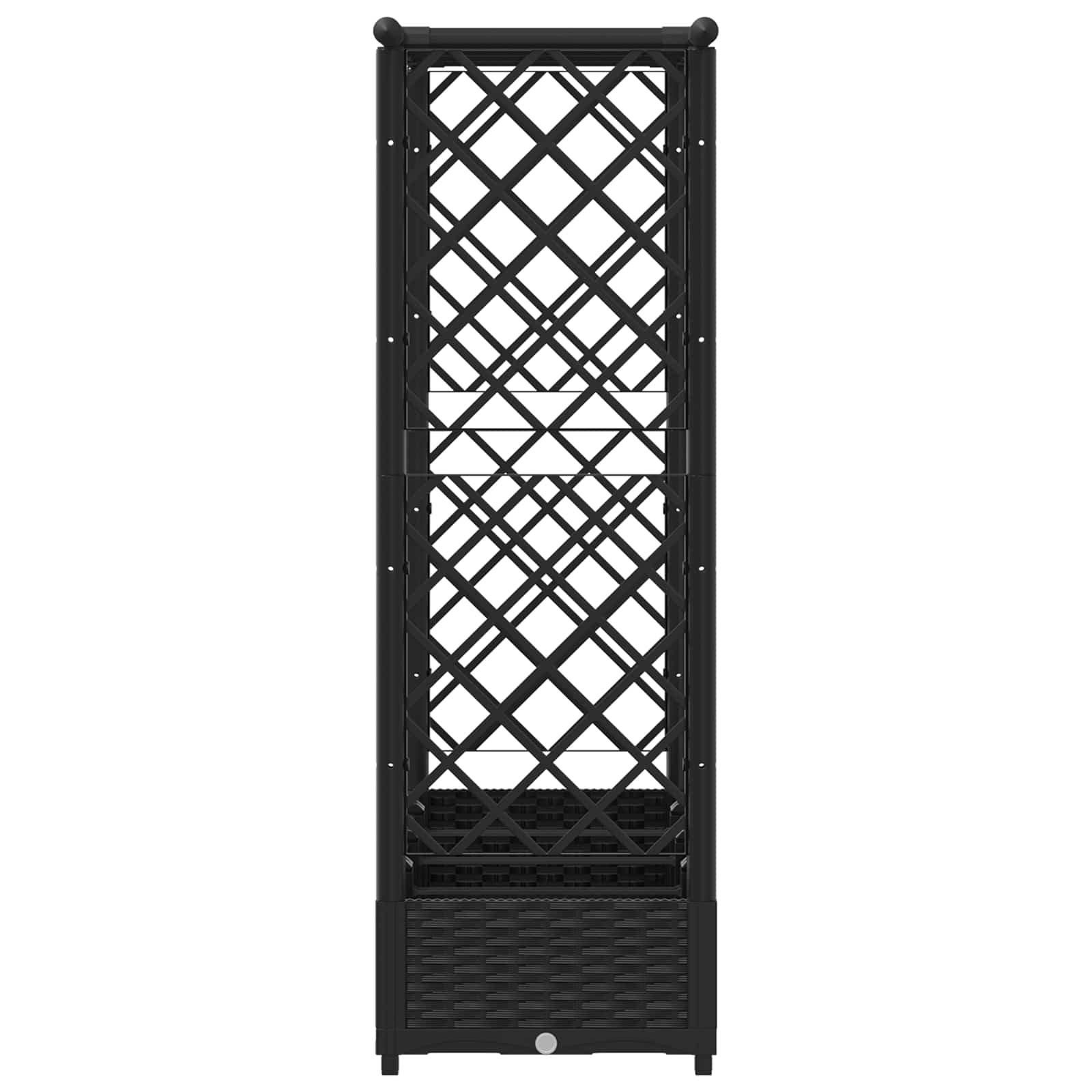 Pakeltas lovas su trelėmis ir stogu Juoda 203 x 40 x 121 cm PP Pakeltas lovas su trelėmis ir stogu Juoda 203 x 40 x 121 cm PP - Image 6