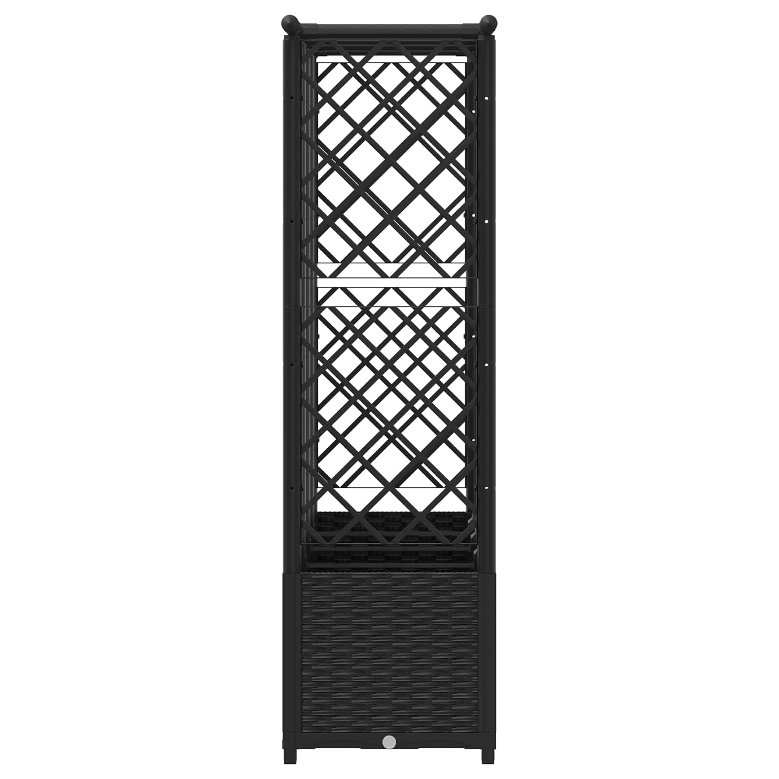 Pakeltas lovas su trelėmis ir stogu Juoda 202 x 40 x 136 cm PP Pakeltas lovas su trelėmis ir stogu Juoda 202 x 40 x 136 cm PP - Image 5