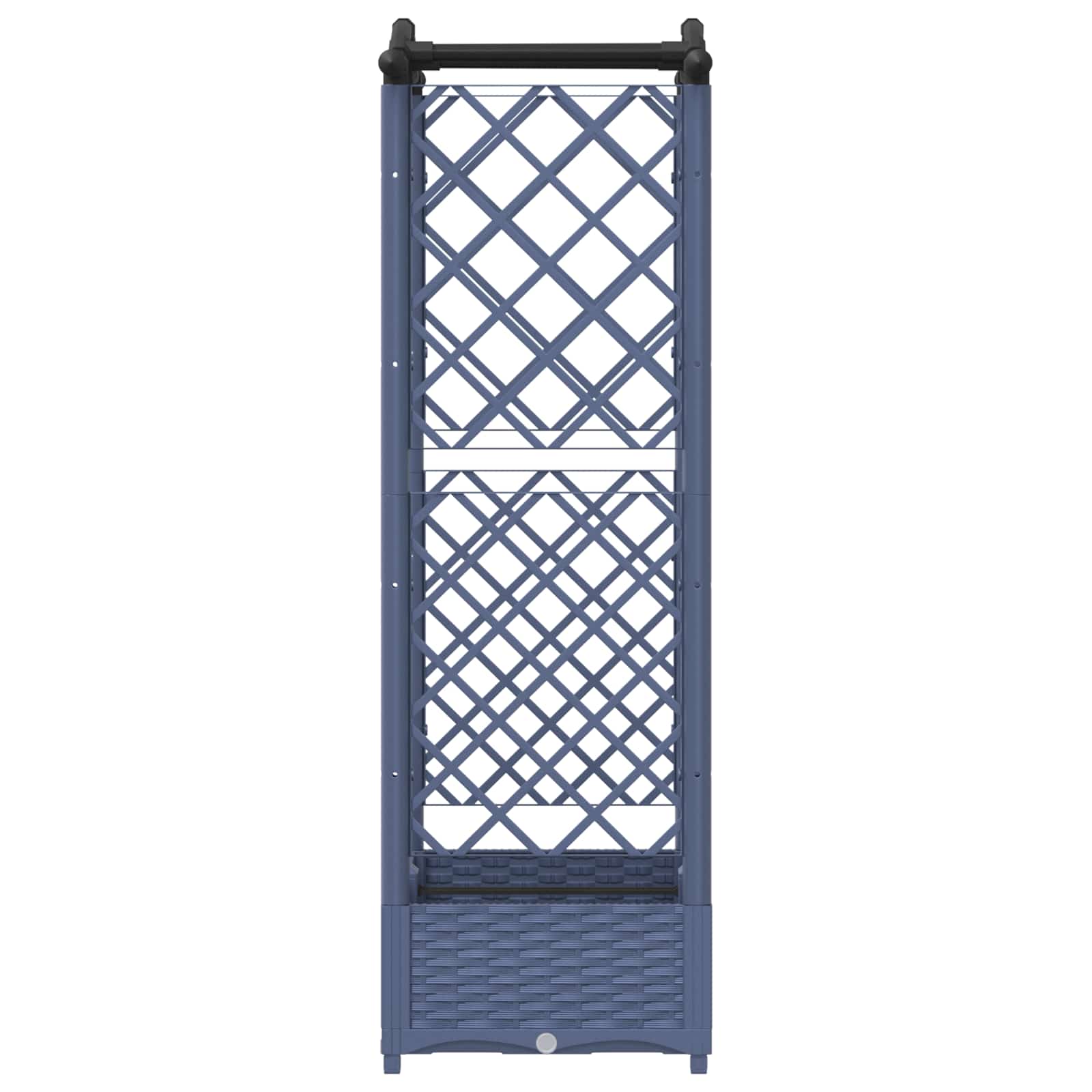 Pakeltas lovas su trelėmis ir stogu Pilka 124 x 40 x 123 cm PP Pakeltas lovas su trelėmis ir stogu Pilka 124 x 40 x 123 cm PP - Image 6