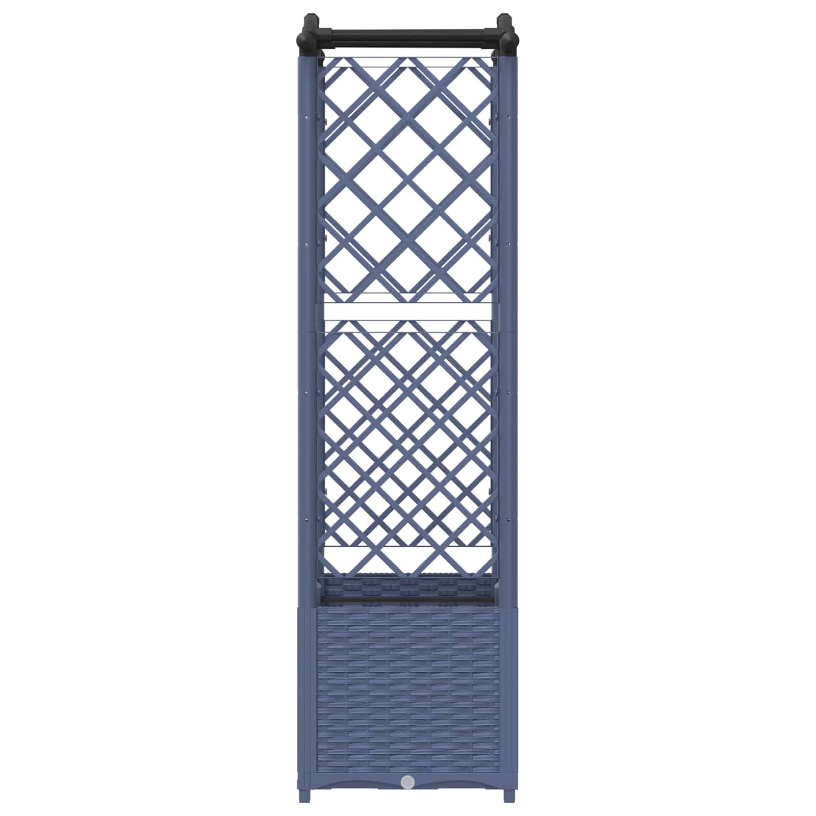 Pakeltas lovas su trelėmis ir stogu Pilka 125 x 40 x 138 cm PP Pakeltas lovas su trelėmis ir stogu Pilka 125 x 40 x 138 cm PP - Image 6