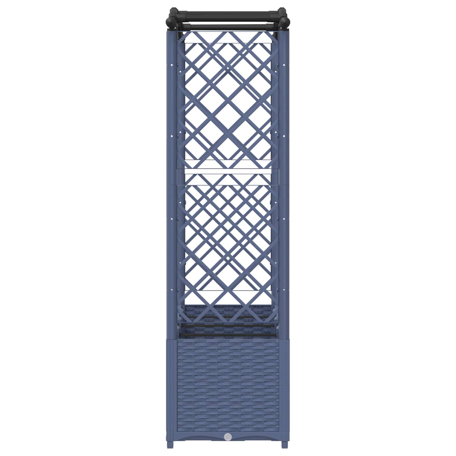 Pakeltas lovas su trelėmis ir stogu Pilka 204 x 40 x 138 cm PP Pakeltas lovas su trelėmis ir stogu Pilka 204 x 40 x 138 cm PP - Image 6