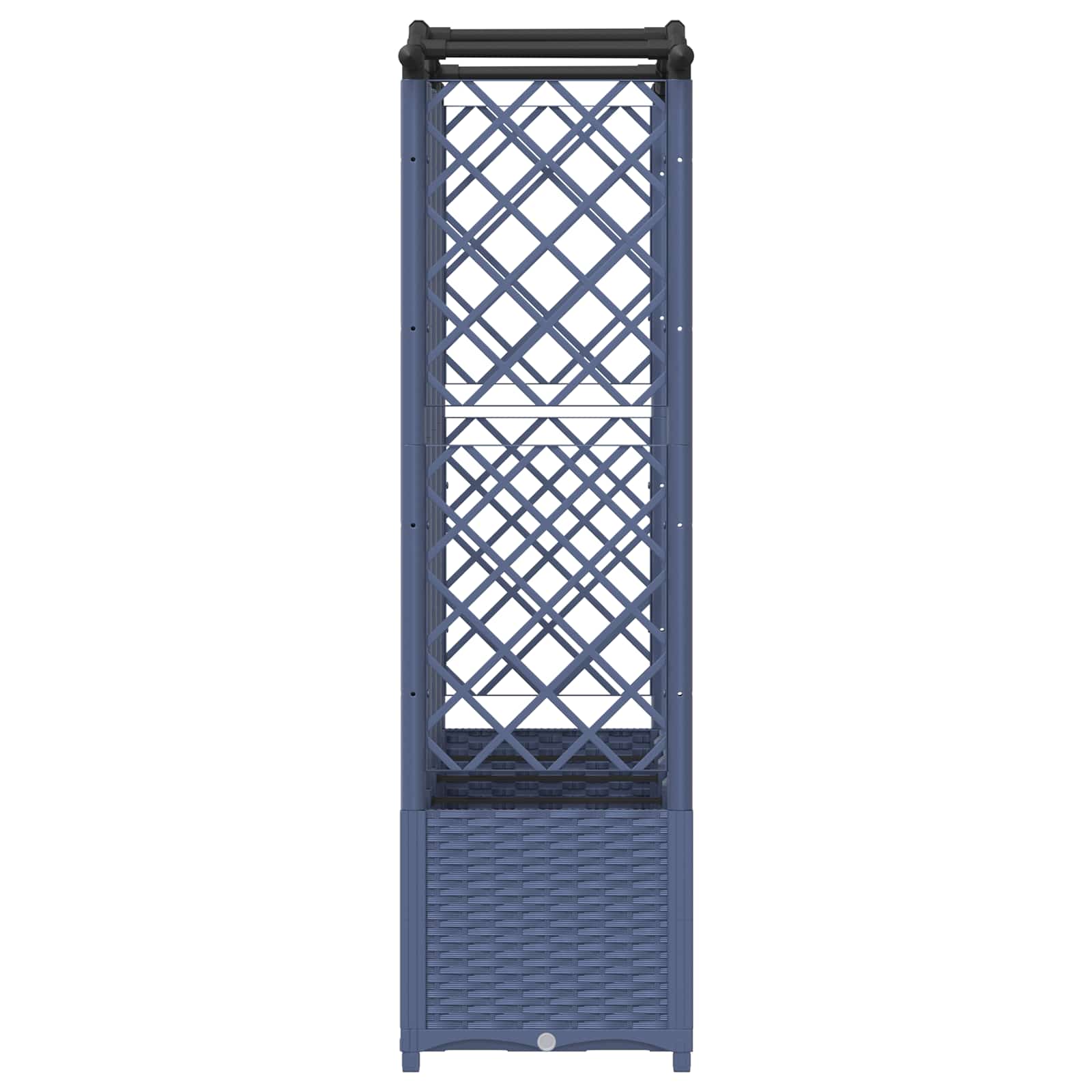 Pakeltas lovas su trelėmis ir stogu Pilka 204 x 40 x 138 cm PP Pakeltas lovas su trelėmis ir stogu Pilka 204 x 40 x 138 cm PP - Image 5