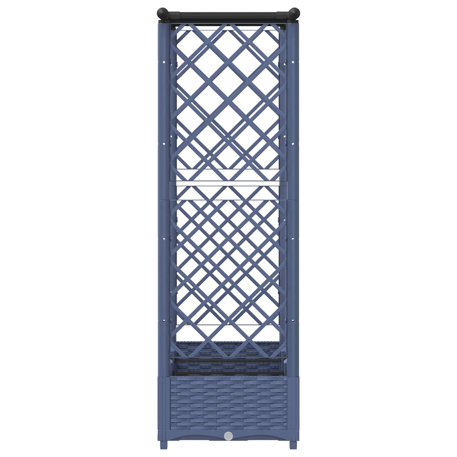 Pakeltas lovas su trelėmis ir stogu Pilka 164 x 40 x 121 cm PP Pakeltas lovas su trelėmis ir stogu Pilka 164 x 40 x 121 cm PP - Image 6