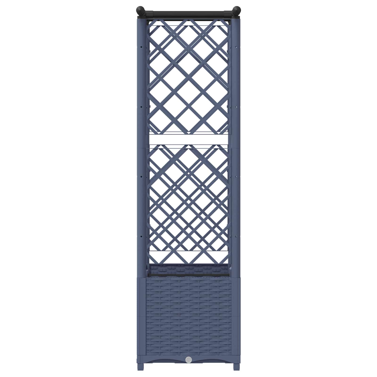 Pakeltas lovas su trelėmis ir stogu Pilka 124,5 x 40 x 136 cm Pakeltas lovas su trelėmis ir stogu Pilka 124,5 x 40 x 136 cm - Image 6