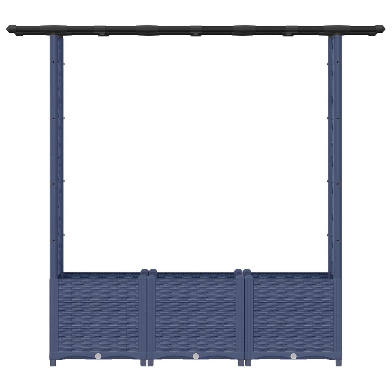 Pakeltas lovas su trelėmis ir stogu Pilka 162,5 x 40 x 136 cm Pakeltas lovas su trelėmis ir stogu Pilka 162,5 x 40 x 136 cm - Image 5
