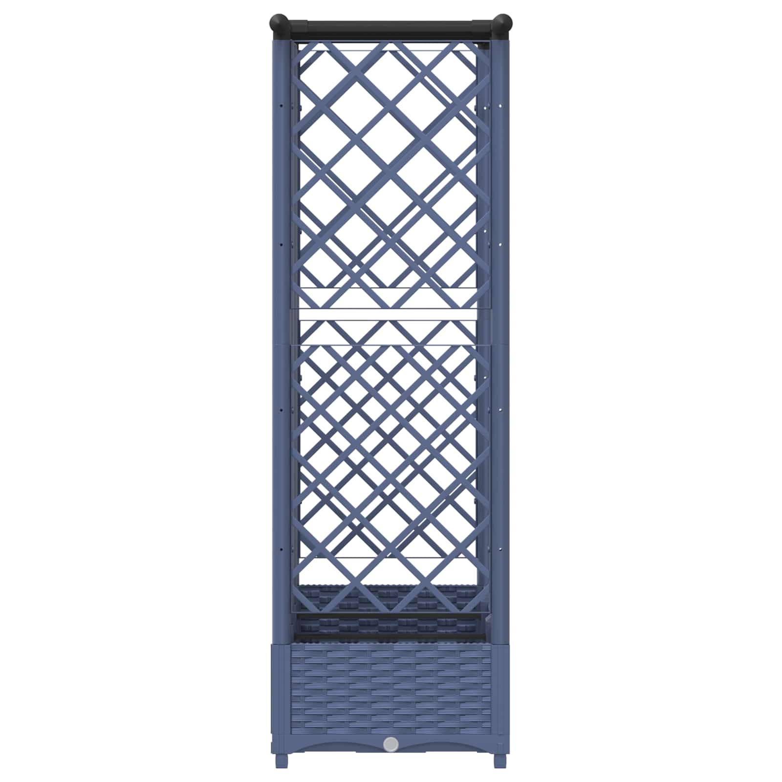 Pakeltas lovas su trelėmis ir stogu Pilka 164 x 40 x 121 cm PP Pakeltas lovas su trelėmis ir stogu Pilka 164 x 40 x 121 cm PP - Image 5