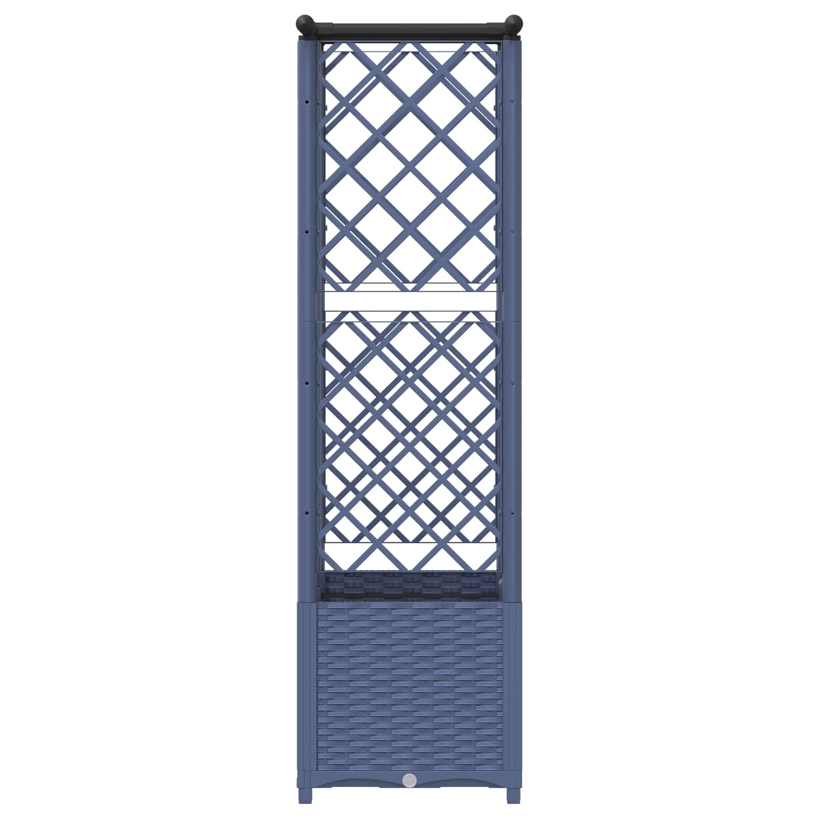 Pakeltas lovas su trelėmis ir stogu Pilka 124 x 40 x 136 cm PP Pakeltas lovas su trelėmis ir stogu Pilka 124 x 40 x 136 cm PP - Image 5
