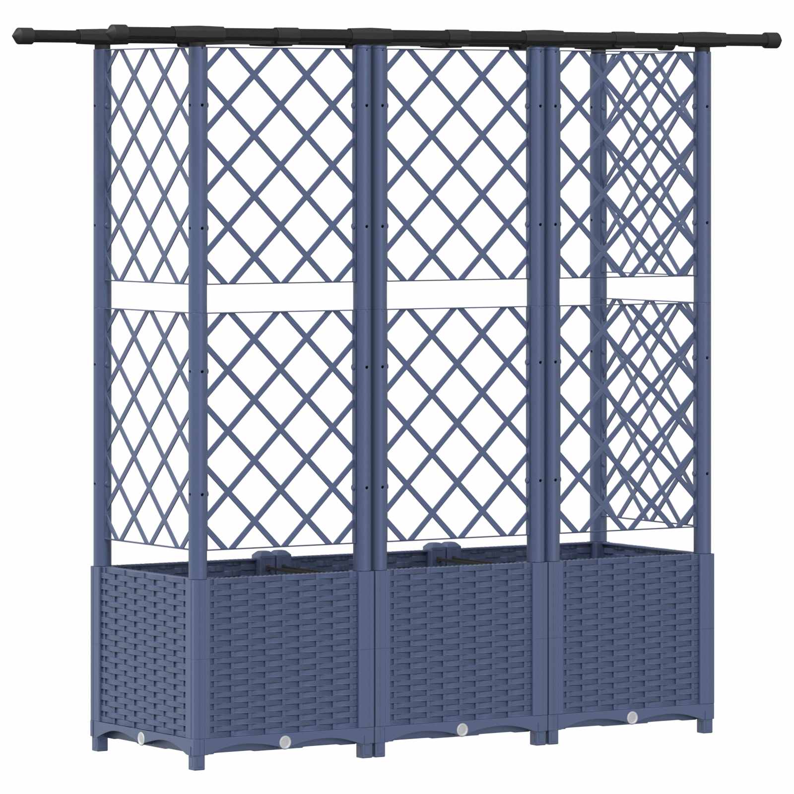 Pakeltas lovas su trelėmis ir stogu Pilka 163,5 x 40 x 136 cm Pakeltas lovas su trelėmis ir stogu Pilka 163,5 x 40 x 136 cm - Image 6