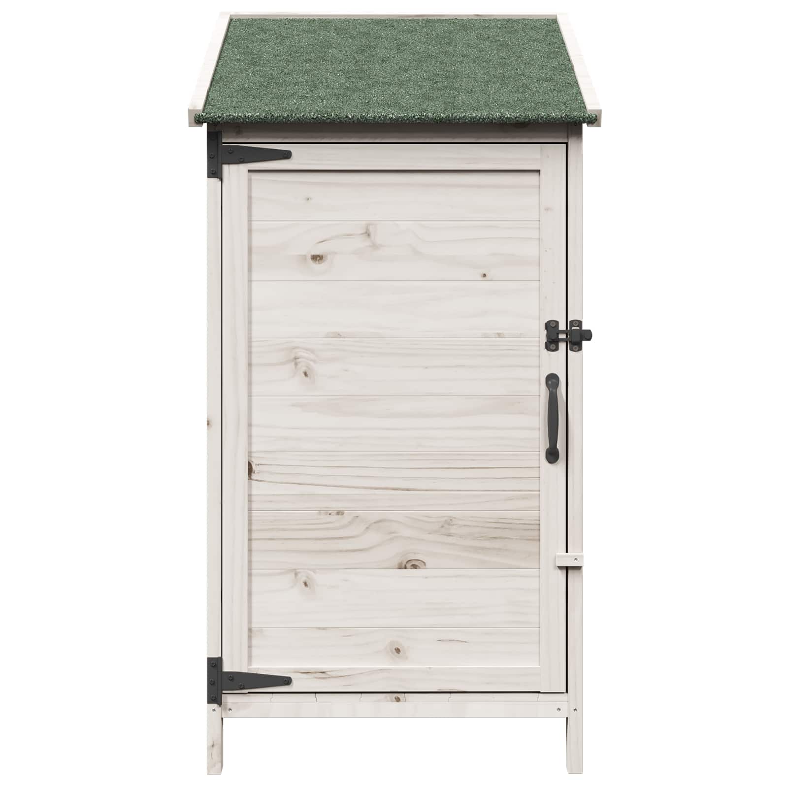 Sodo Sandėlys Balta 59 x 56 x 113,5 cm Kietasis pušinis medis Sodo Sandėlys Balta 59 x 56 x 113,5 cm Kietasis pušinis medis - Image 6