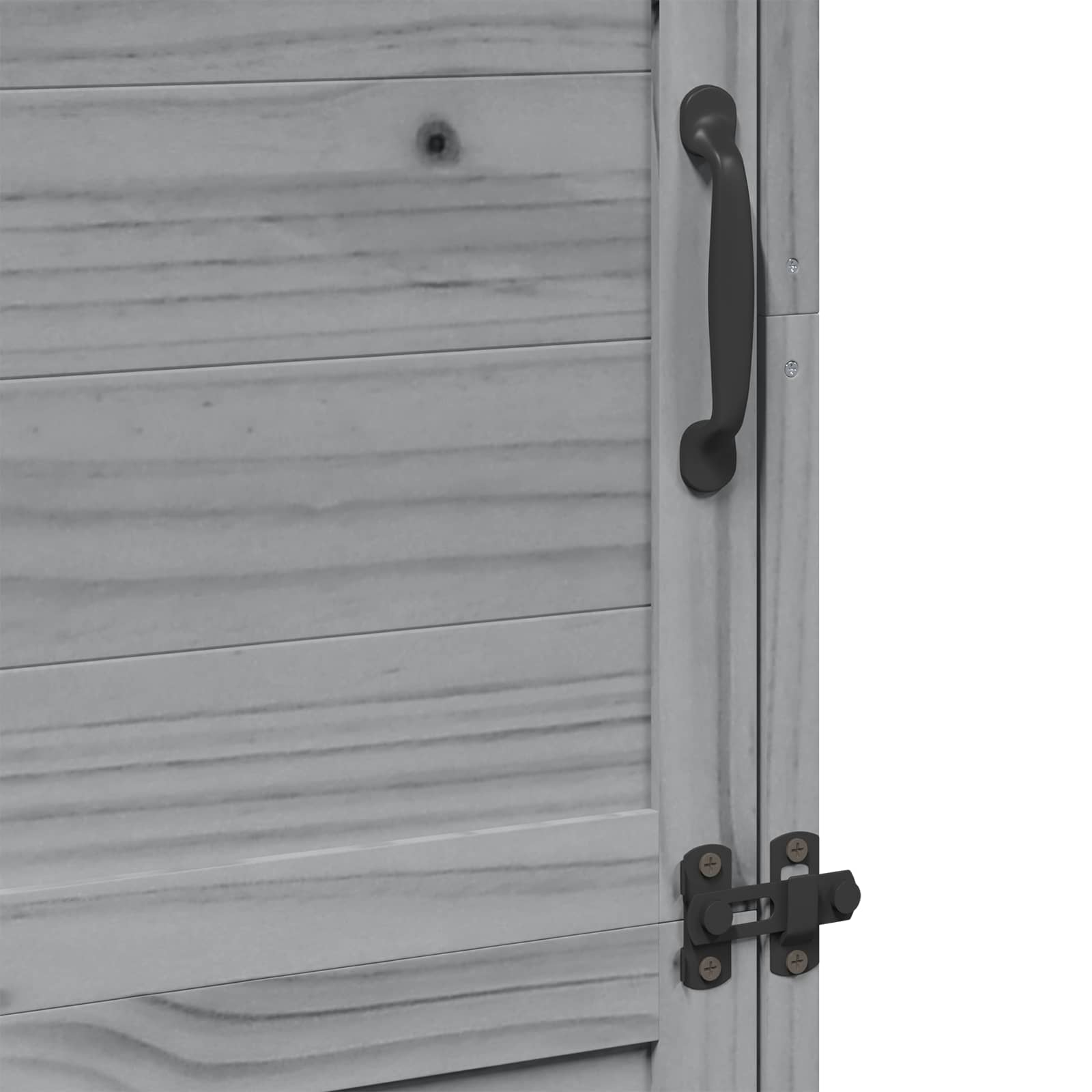Sodo Sandėlys Pilka 59,5 x 56 x 176,5 cm Kietasis pušinis medis Sodo Sandėlys Pilka 59,5 x 56 x 176,5 cm Kietasis pušinis medis - Image 10