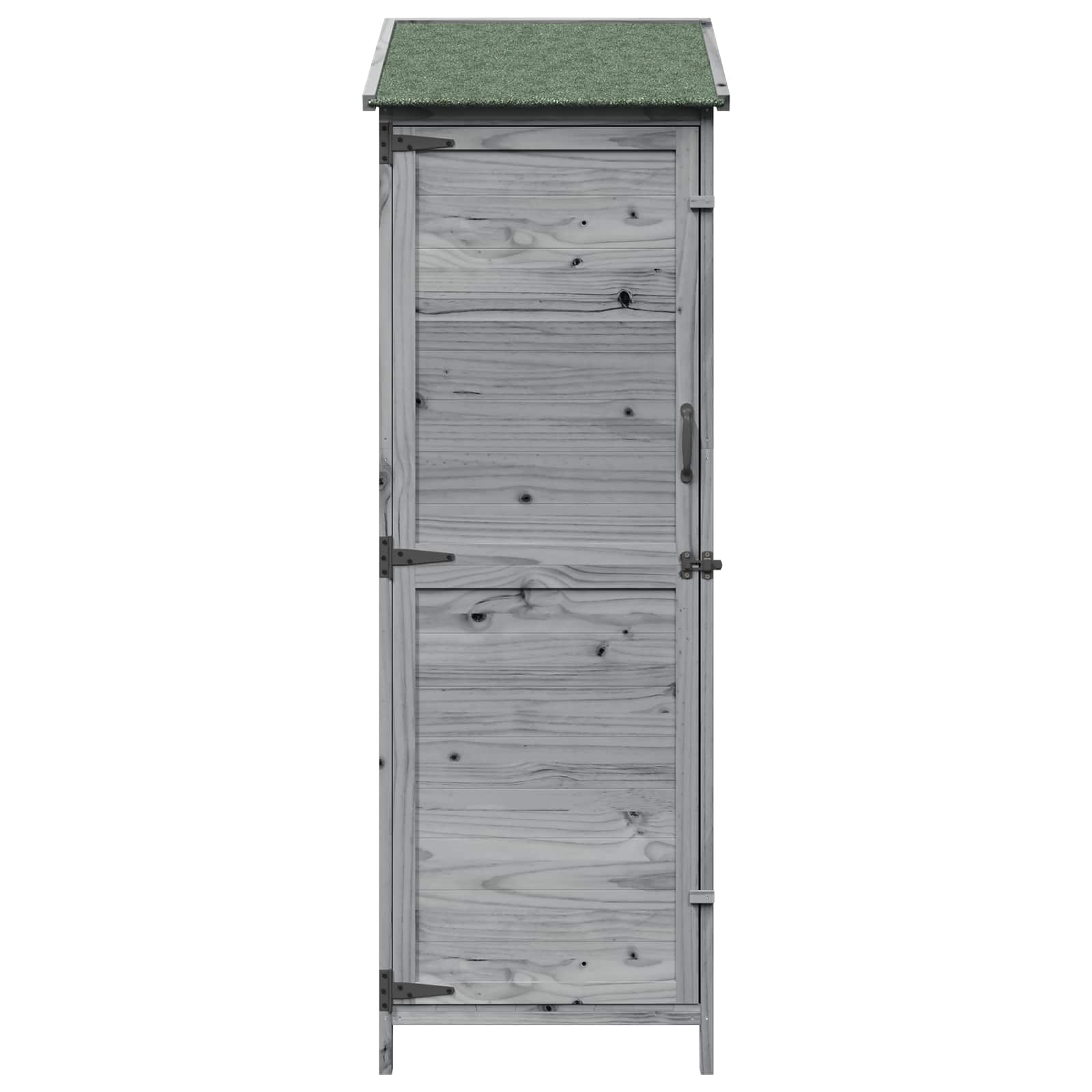 Sodo Sandėlys Pilka 59,5 x 56 x 176,5 cm Kietasis pušinis medis Sodo Sandėlys Pilka 59,5 x 56 x 176,5 cm Kietasis pušinis medis - Image 6