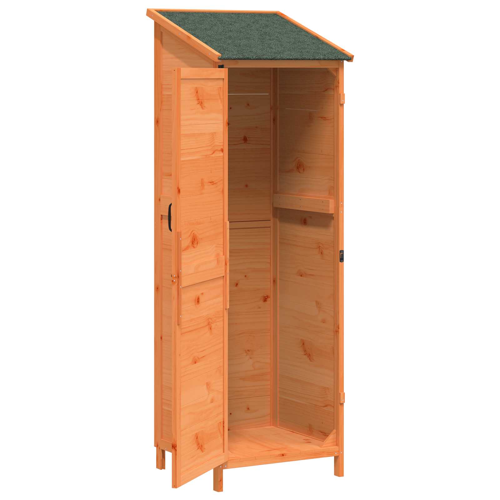 Sodo Sandėlys Ruda 59,5 x 56 x 176,5 cm Kietasis pušinis medis Sodo Sandėlys Ruda 59,5 x 56 x 176,5 cm Kietasis pušinis medis - Image 5