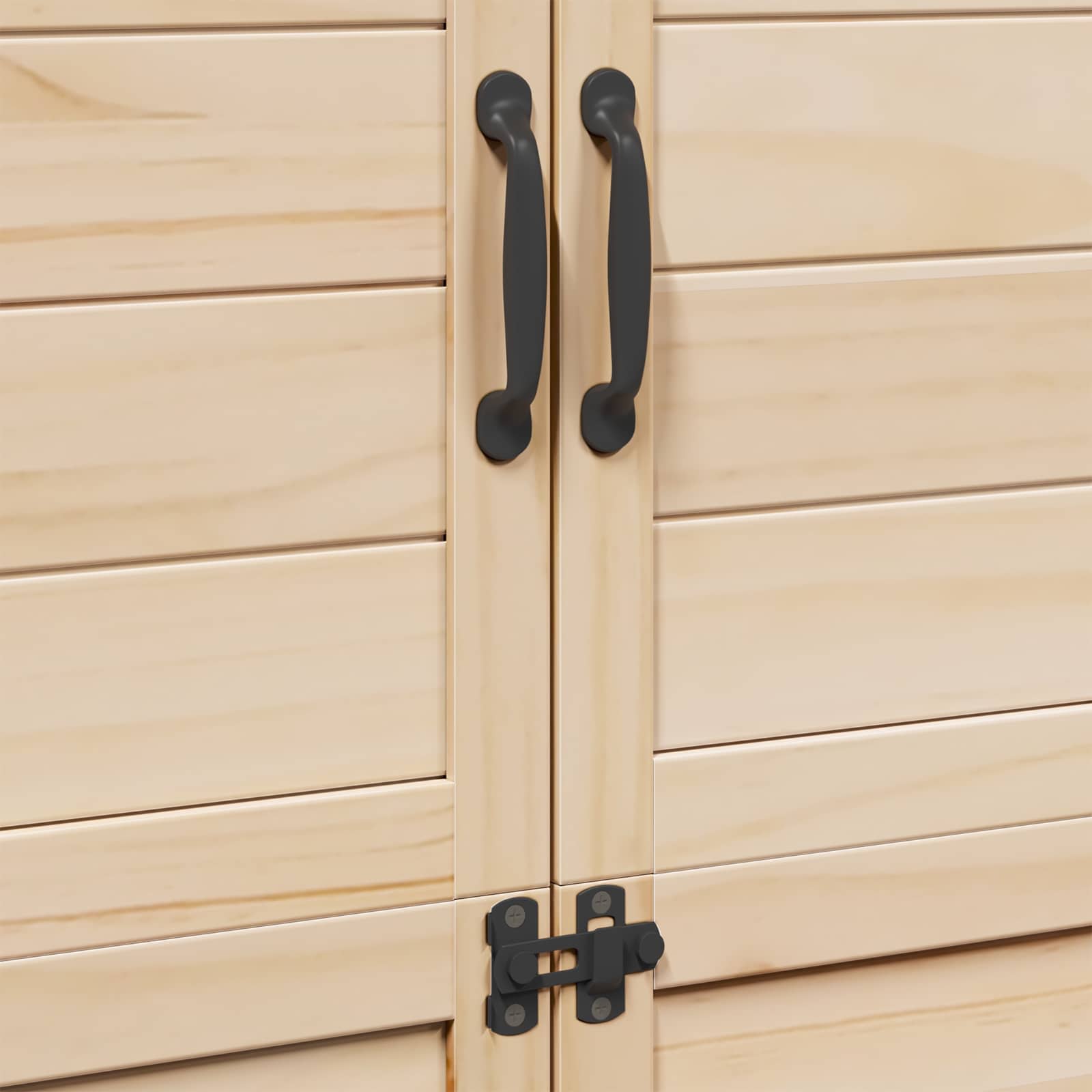 Sodo Sandėlys su stogu su saugykla Natūrali 106,5 x 56 x 176 cm Sodo Sandėlys su stogu su saugykla Natūrali 106,5 x 56 x 176 cm - Image 9