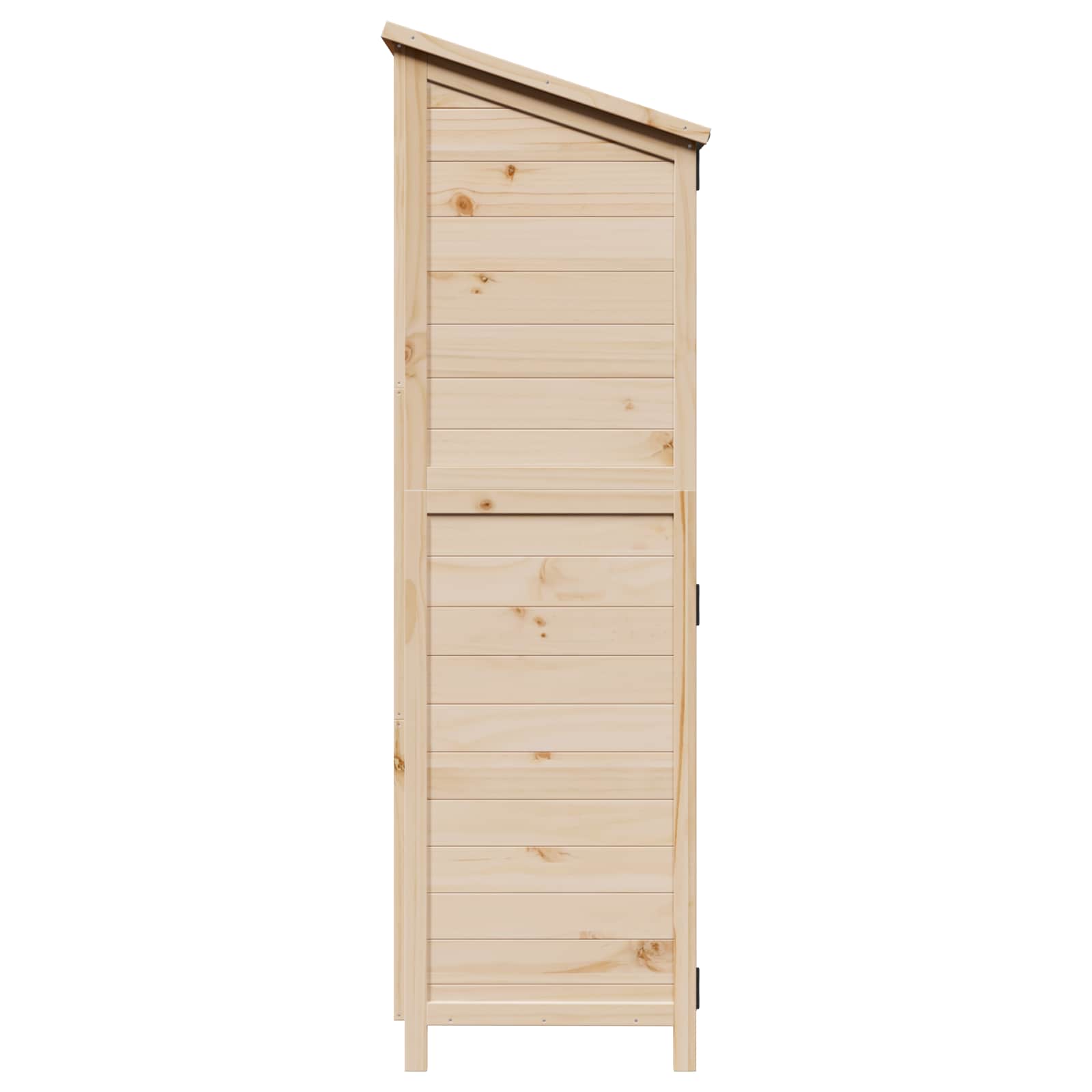 Sodo Sandėlys su stogu su saugykla Natūrali 106,5 x 56 x 176 cm Sodo Sandėlys su stogu su saugykla Natūrali 106,5 x 56 x 176 cm - Image 6