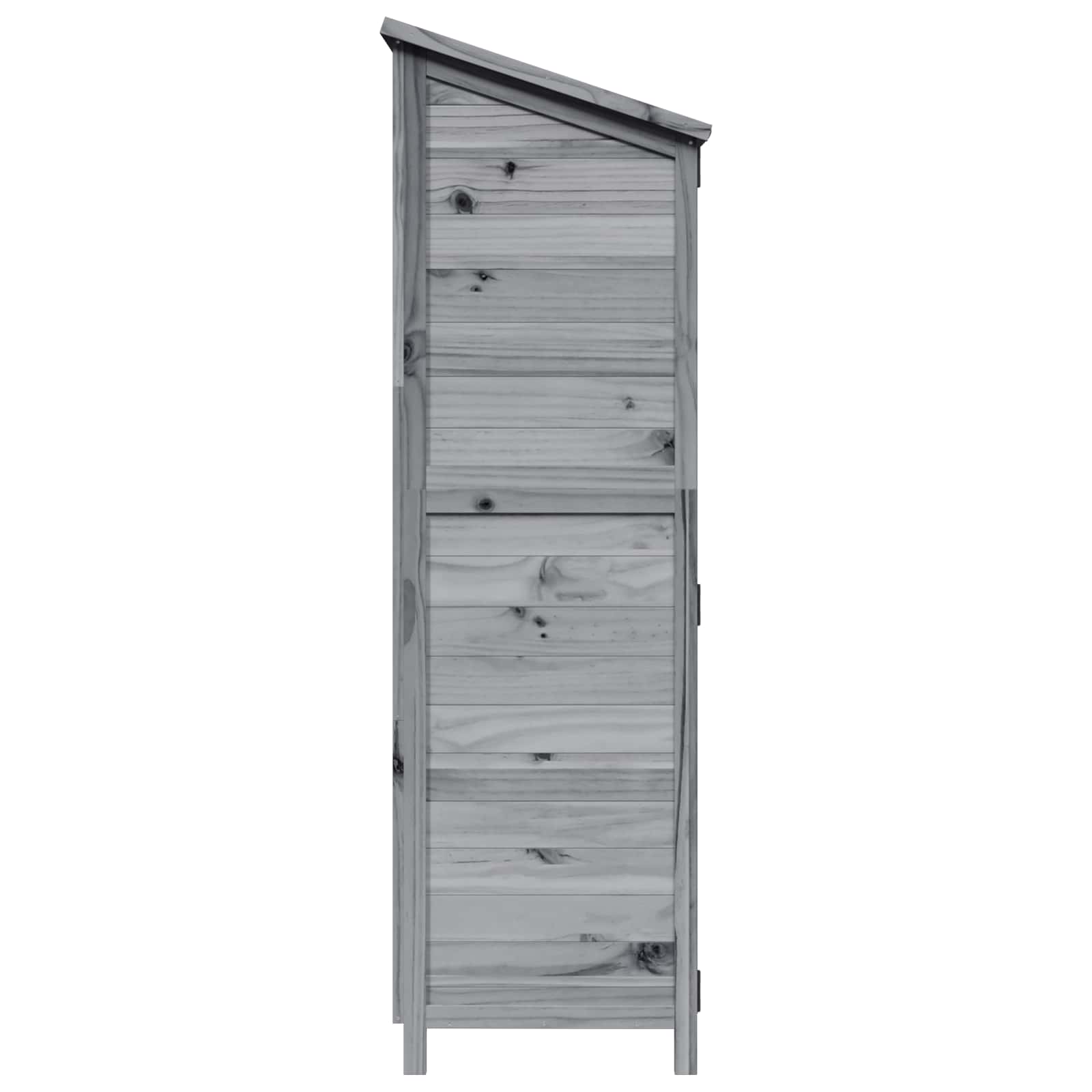Sodo Sandėlys Pilka 106,5 x 56 x 176 cm Kietasis pušinis medis Sodo Sandėlys Pilka 106,5 x 56 x 176 cm Kietasis pušinis medis - Image 7